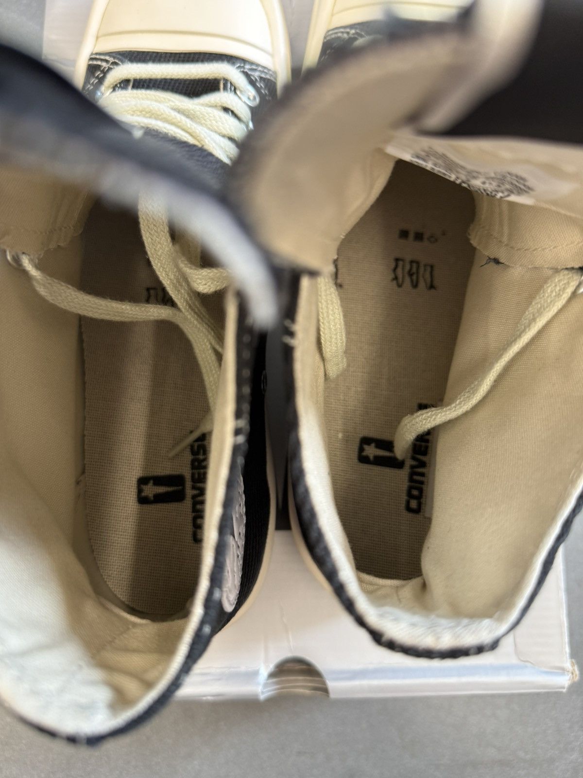 Converse × Rick Owens Drkshdw Converse TURBODRK Chuck Taylor All Star Rick Owens DRKSHDW Size US 8 / EU 41 - 6 Thumbnail