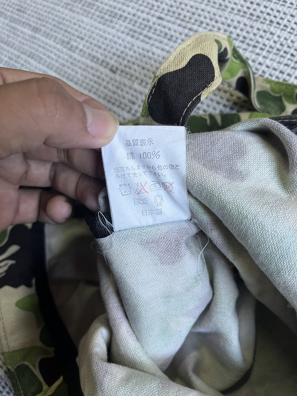 Bape Bape OG Camo canvas tote bag vintage Size ONE SIZE - 5 Thumbnail