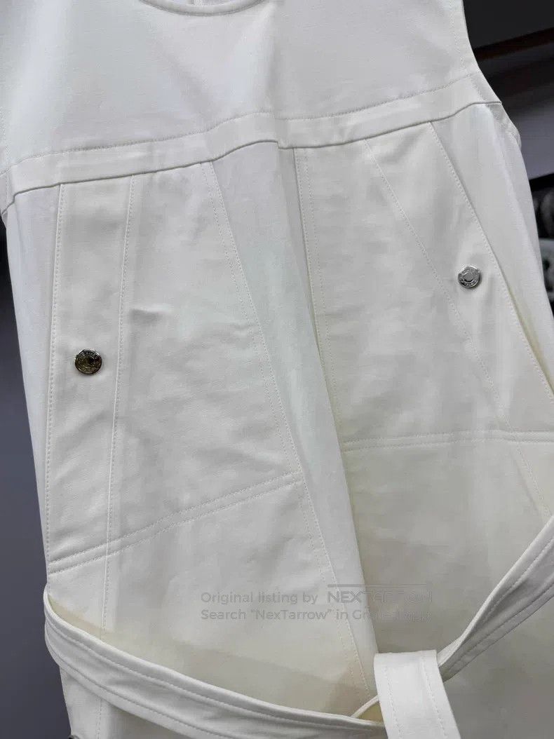 Hermes Hermes White vest dress Size XS / US 0-2 / IT 36-38 - 2 Thumbnail