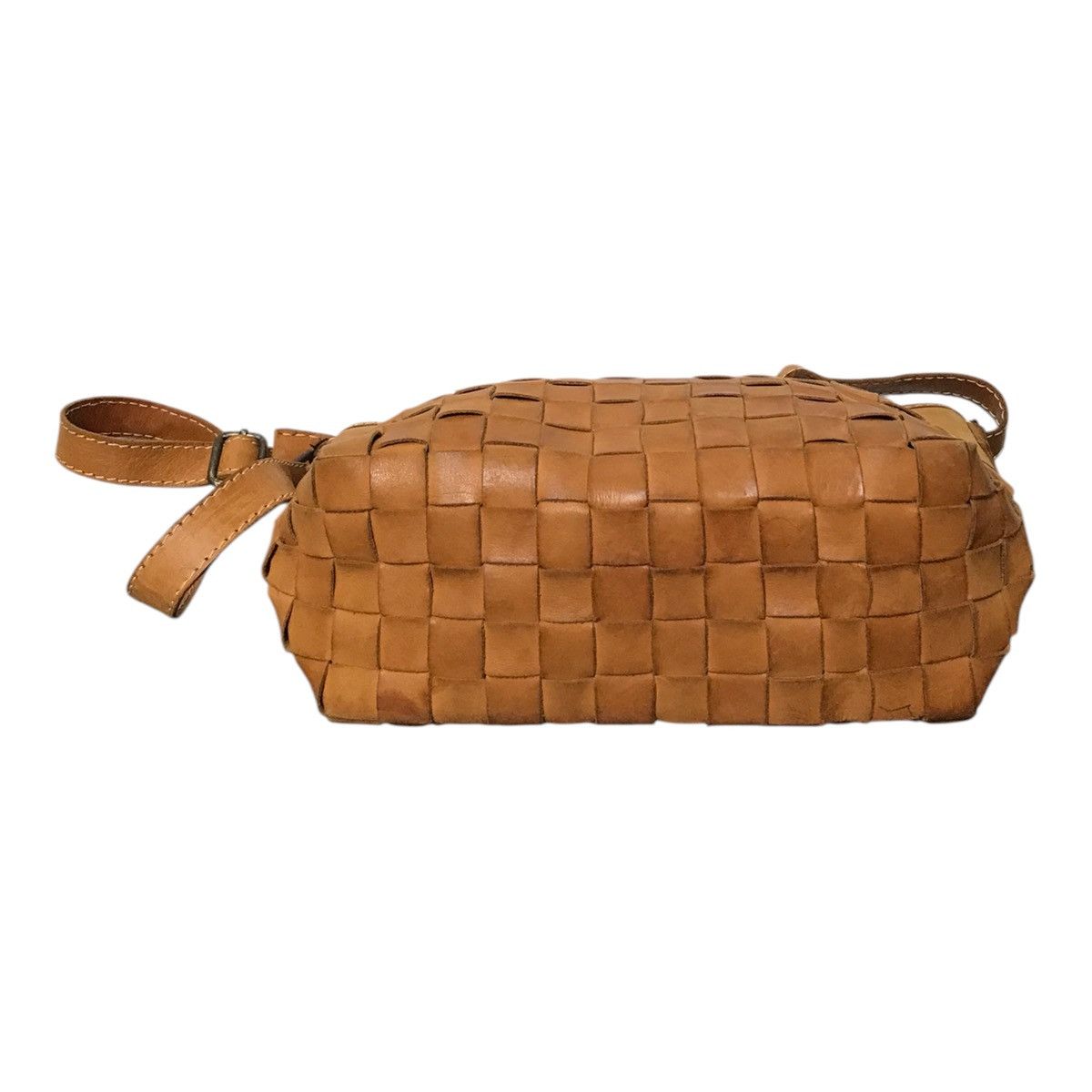 Japanese Brand × Leather Japanese Gren Brown Leather Cross body Size ONE SIZE - 5 Thumbnail