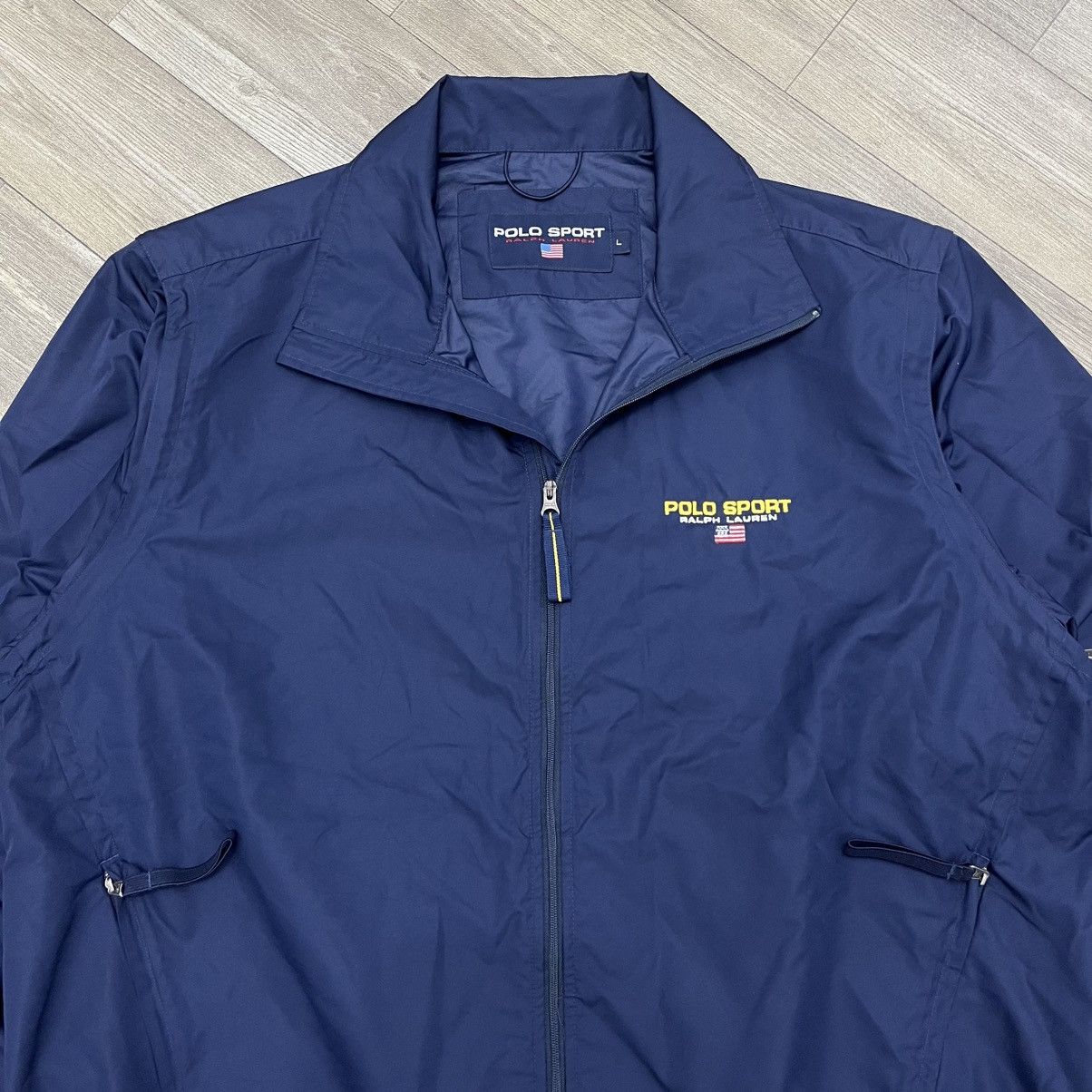 Polo Ralph Lauren × RRL Ralph Lauren × Vintage Vintage 90's Polo Sport Ralph Lauren Windbreaker Jacket Size US L / EU 52-54 / 3 - 4 Thumbnail