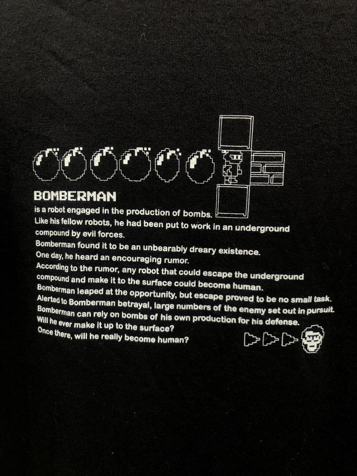Japanese Brand MARS16 Hudson Bomberman Japanese Tshirt Size US M / EU 48-50 / 2 - 10 Thumbnail