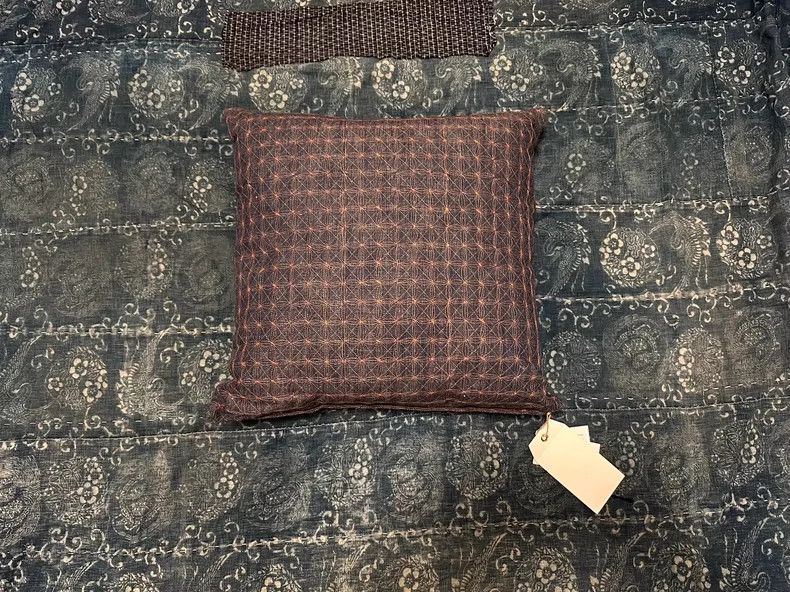Visvim Indigo Cushion Pillow Decorative Home Accessory