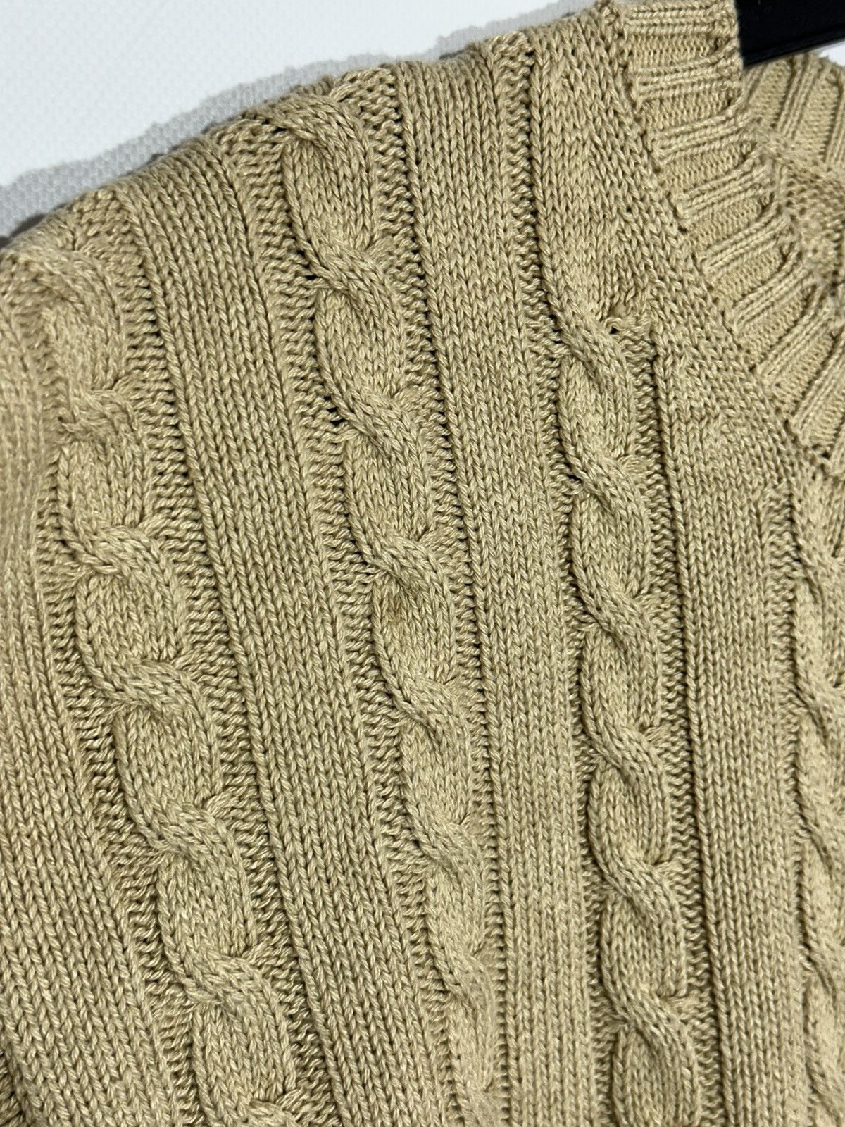 Barbour Vintage Barbour Cable-Knit Wool Sweater Size US XL / EU 56 / 4 - 4 Thumbnail