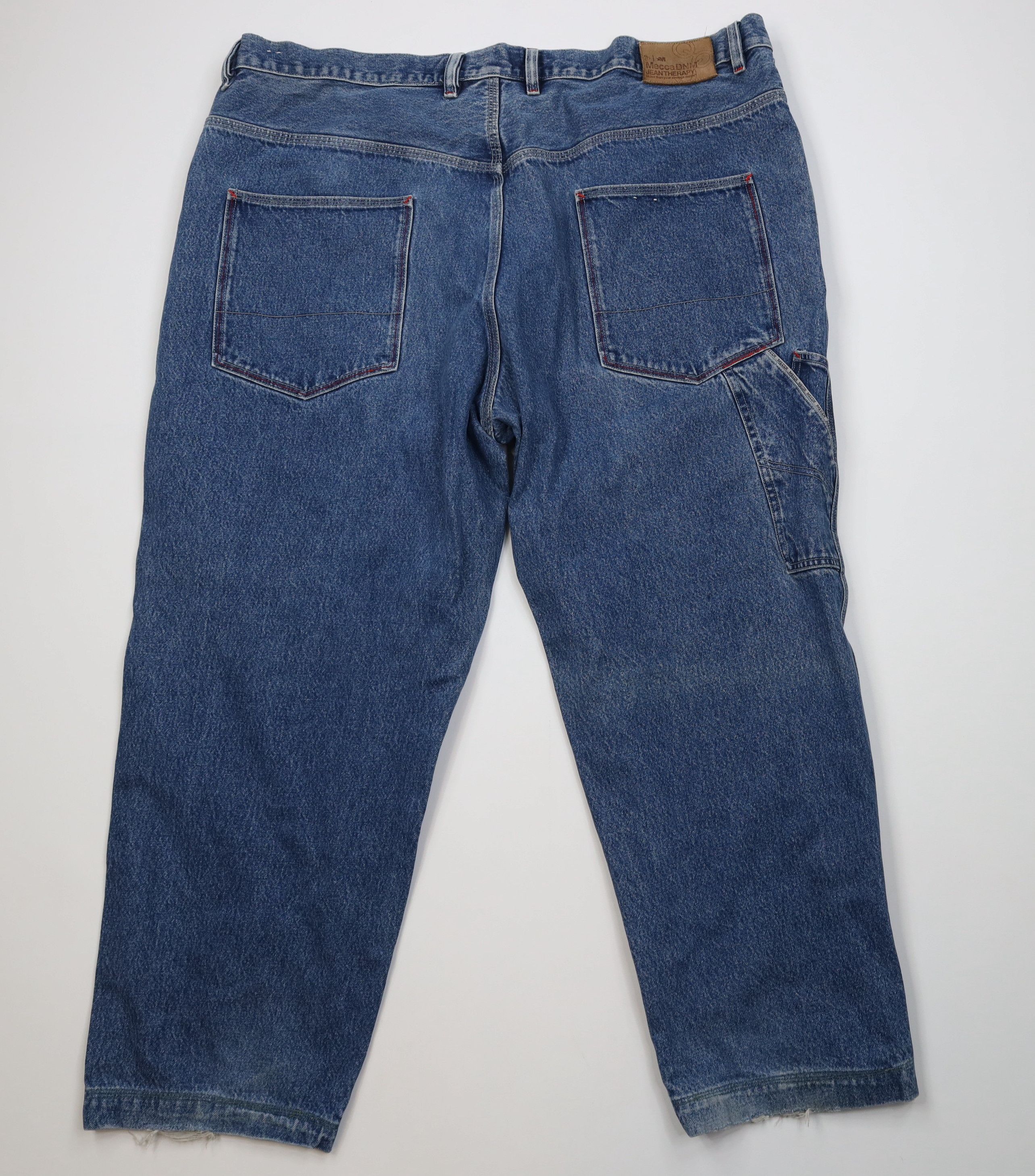 Vintage Vintage 90s Y2K Streetwear Baggy Wide Leg Denim Jeans Blue Size US 44 / EU 60 - 10 Thumbnail
