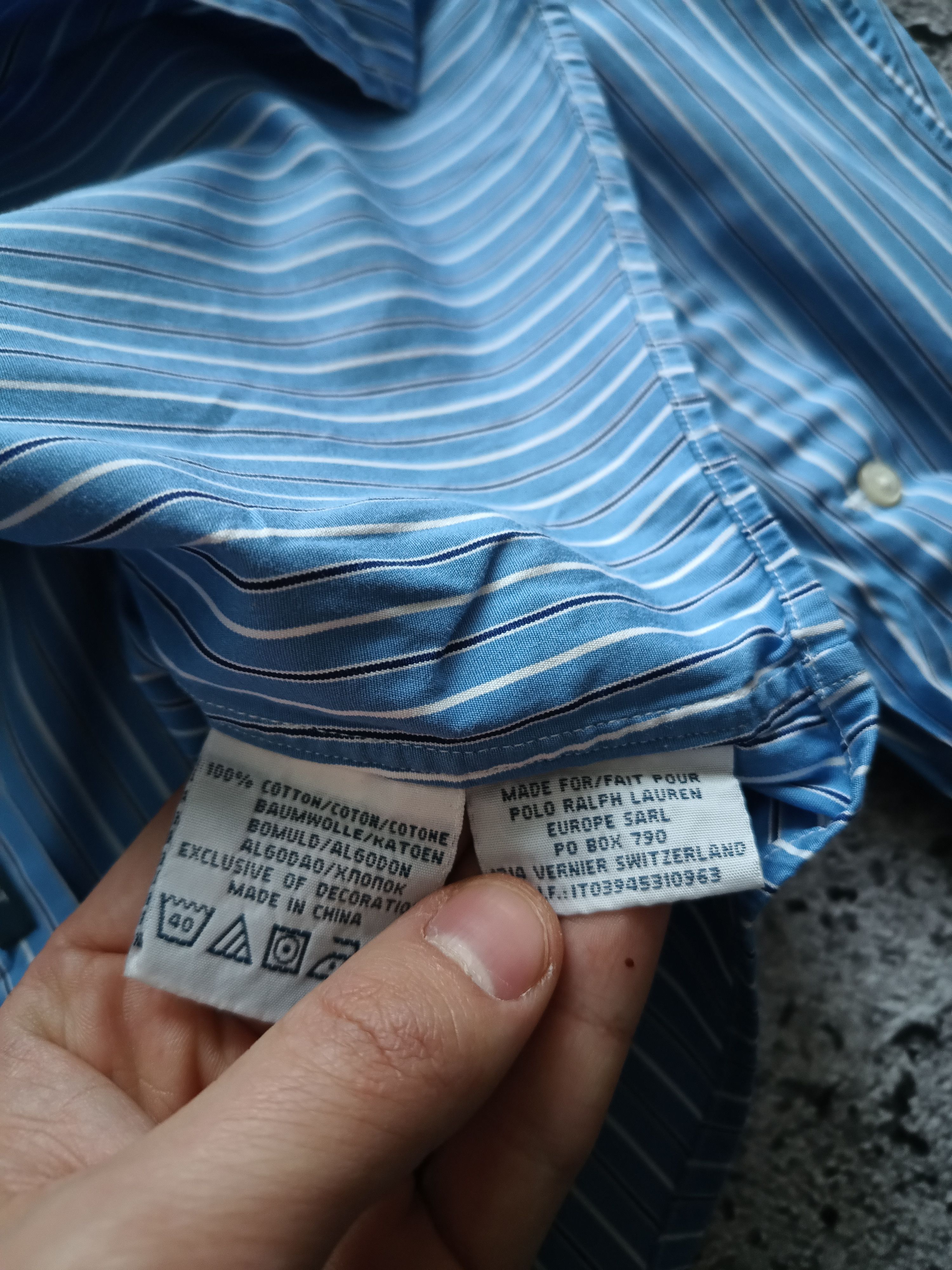 Polo Ralph Lauren × Ralph Lauren Ralph Lauren Casual Striped Shirt Size US XL / EU 56 / 4 - 7 Thumbnail