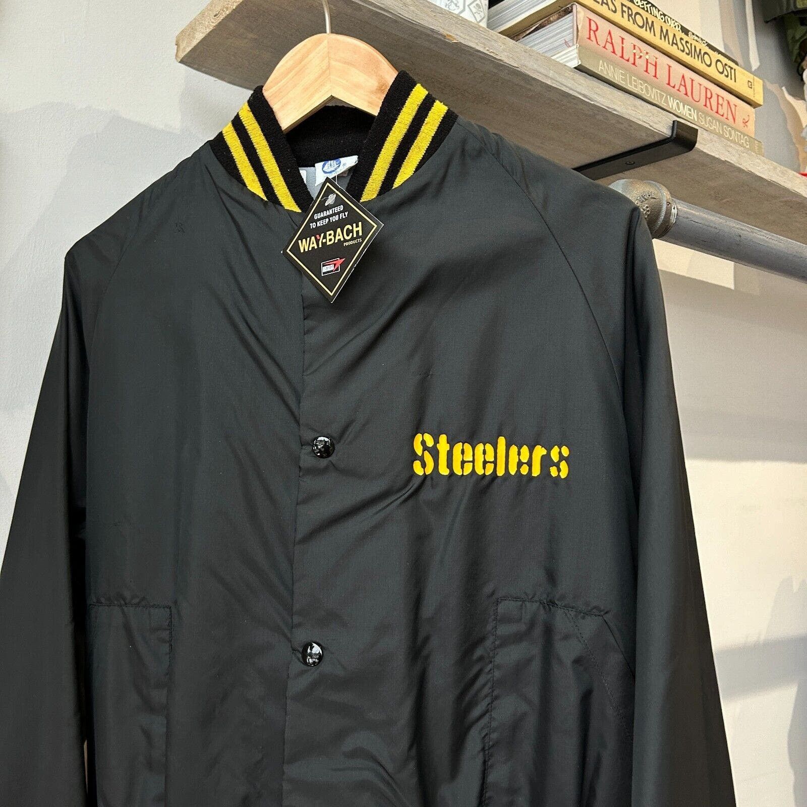 NFL VINTAGE 90s | Pittsburgh Steelers NFL Button Snap Jacket M Size US M / EU 48-50 / 2 - 2 Thumbnail