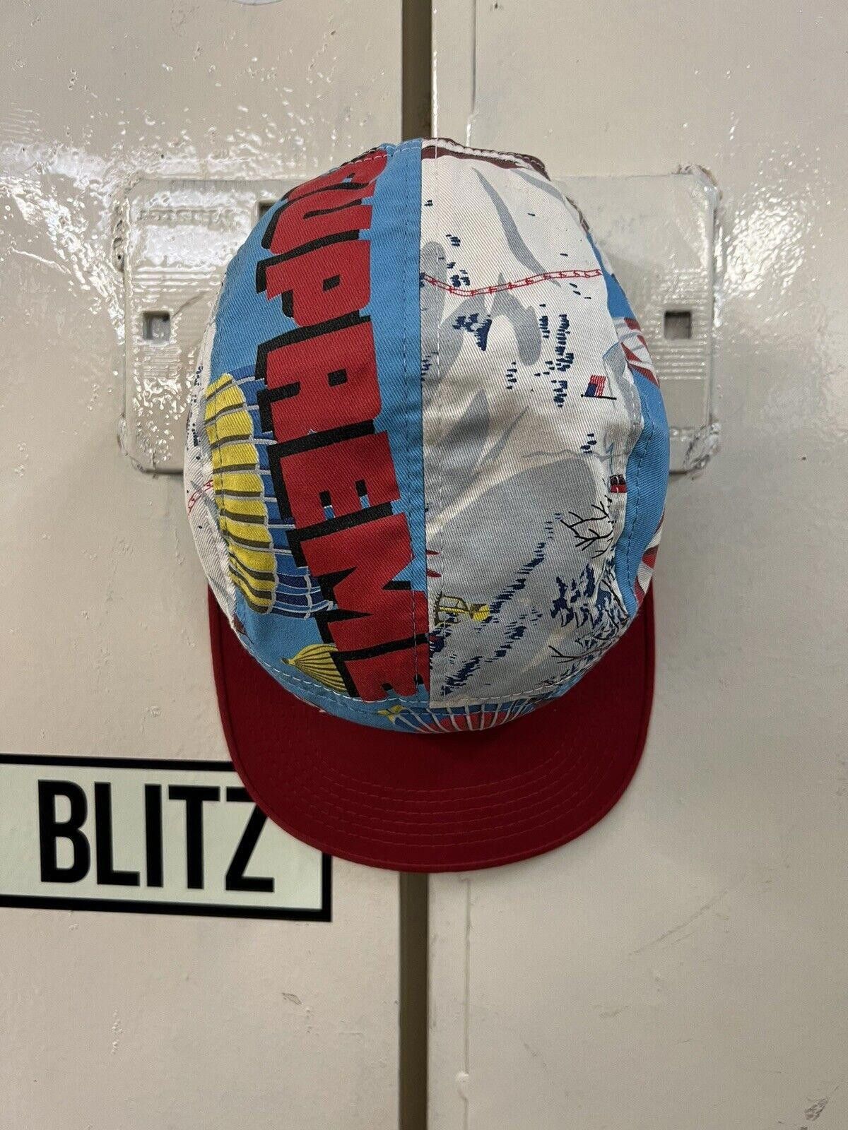 Supreme FW08 Supreme Ballon Lodge Box Logo 5 Panel Camp Cap Hat 2008 Size ONE SIZE - 8 Thumbnail