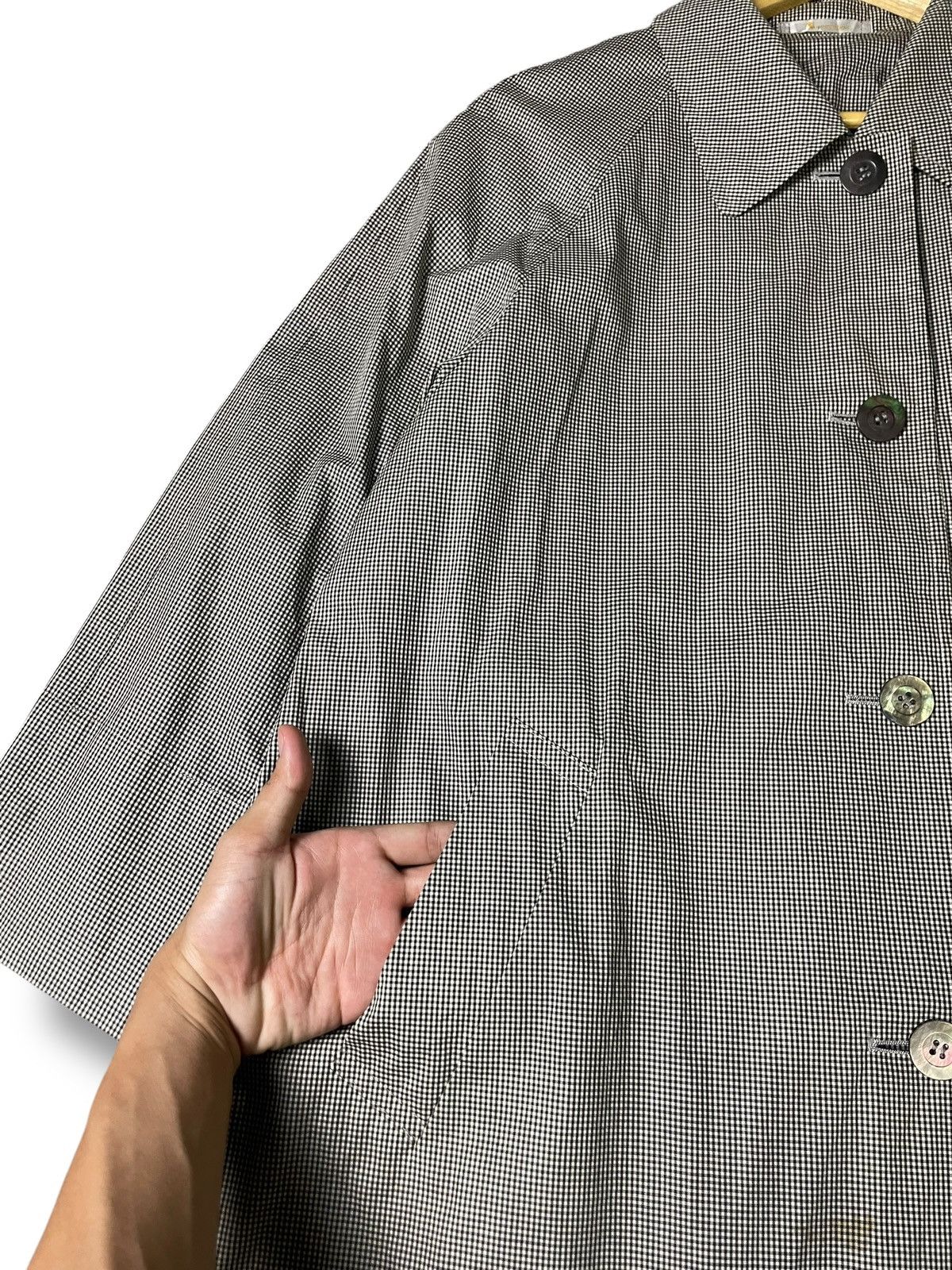 Aquascutum × Vintage Aquascutum x Vintage Long Line Shirt (32) Size US M / EU 48-50 / 2 - 4 Thumbnail