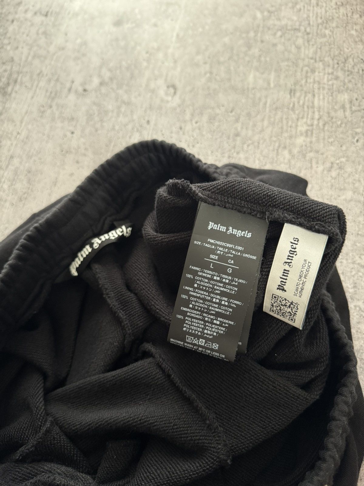 Palm Angels Palm Angels Sweatpants Joggers Classic Logo Black Size L Size US 34 / EU 50 - 12 Thumbnail