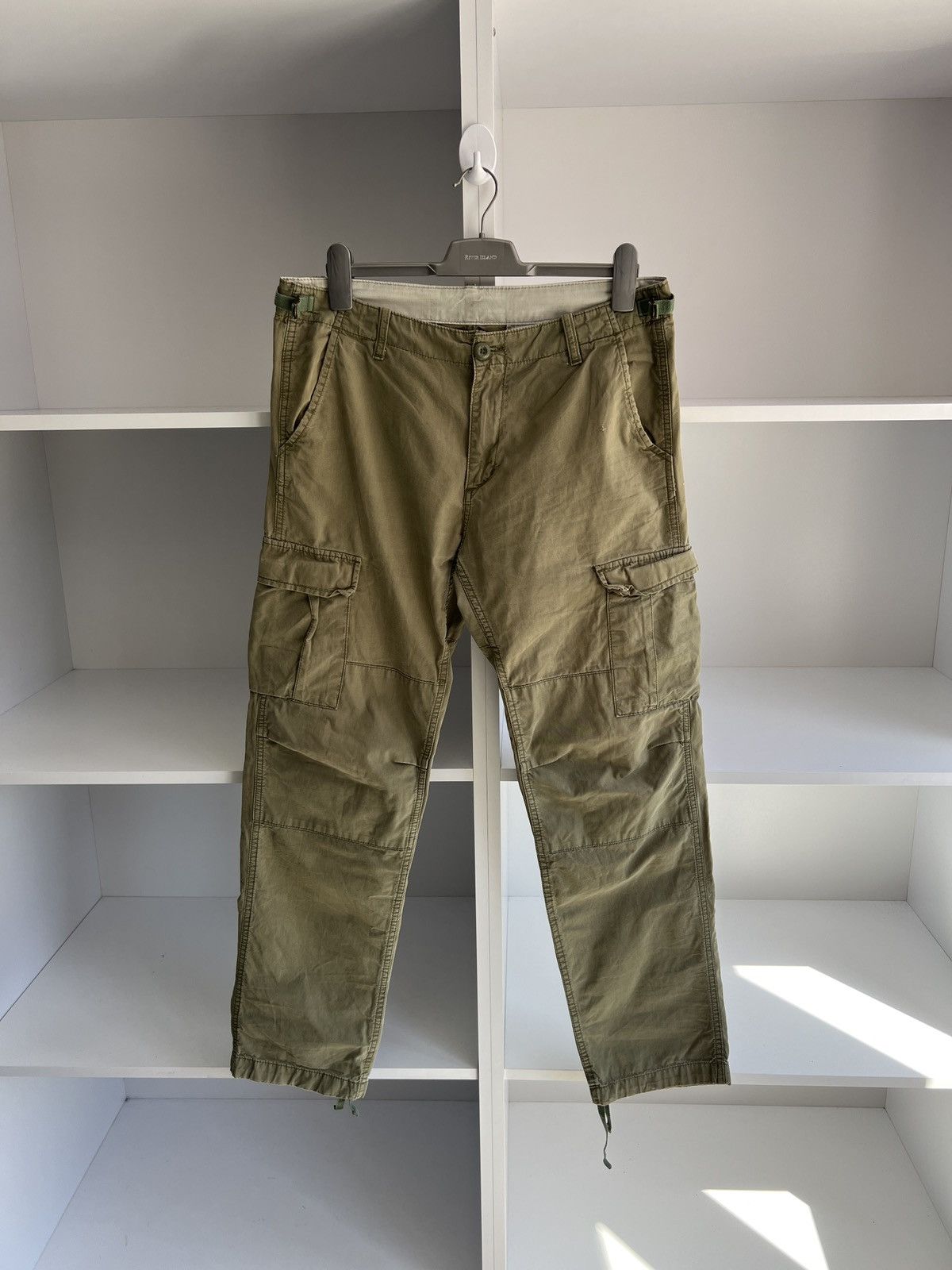 Carhartt × Vintage Vintage Carhartt Cargo Green Pants Size US 33 - 4 Thumbnail