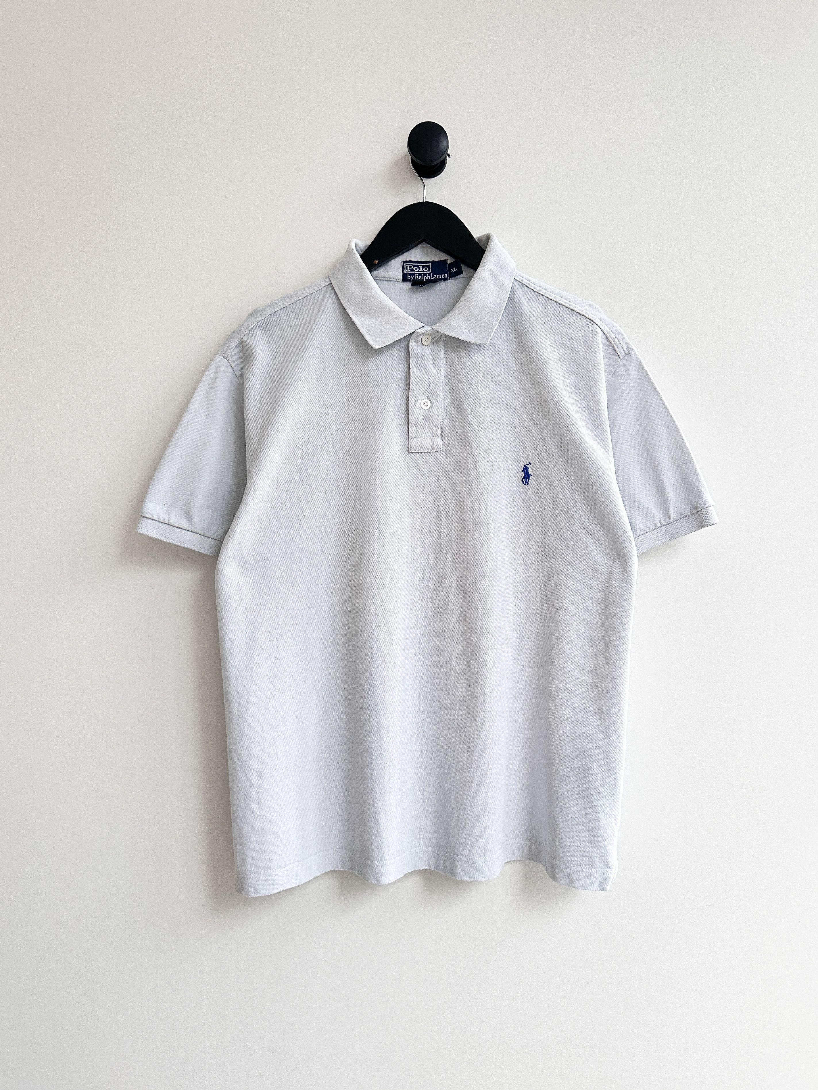 Polo Ralph Lauren × Vintage Ralph Lauren White Polo Shirt Size L / US 10 / IT 46 - 1 Thumbnail