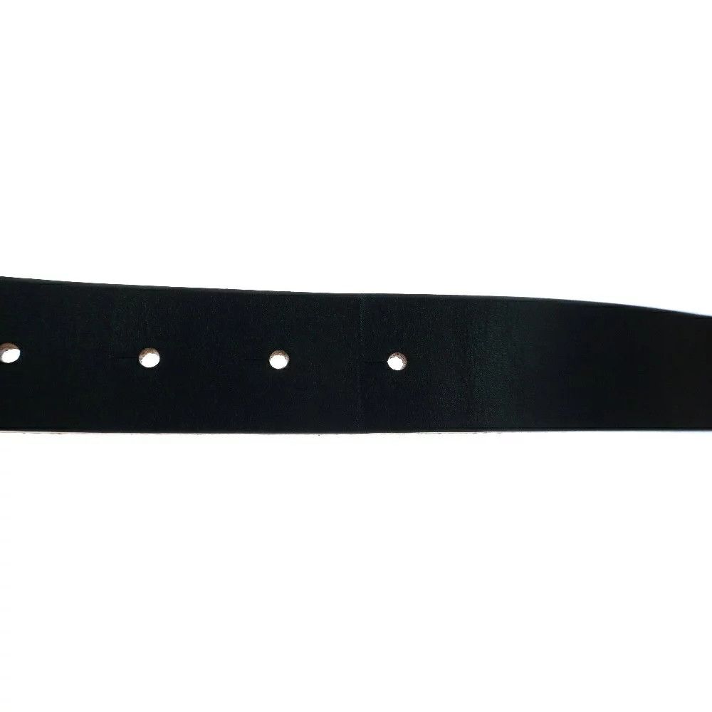 Yohji Yamamoto Yohji Yamamoto POUR HOMME // 97SS Logo Plate Leather Belt Size ONE SIZE - 6 Thumbnail