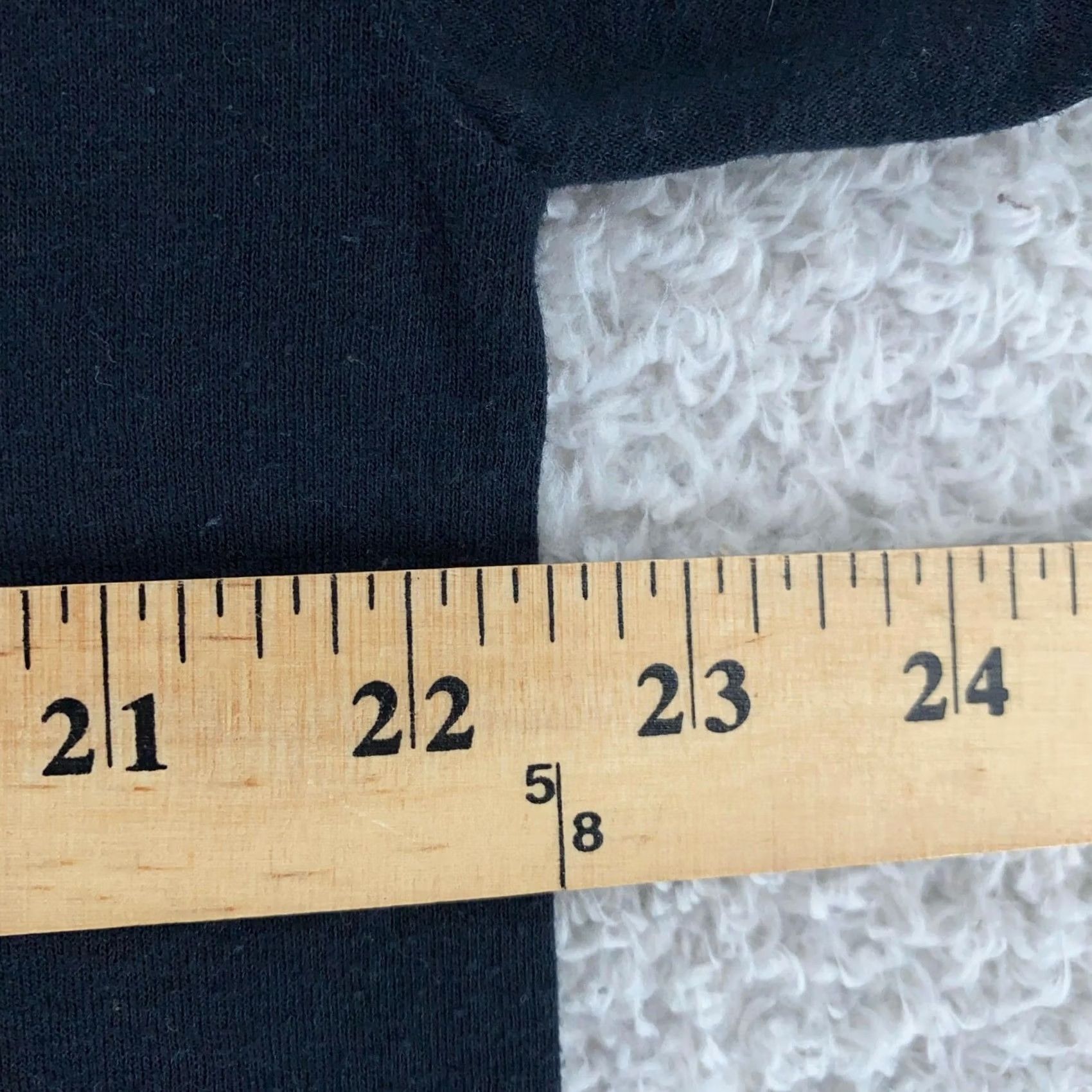 Fruit Of The Loom VINTAGE Fruit of the Loom Pocket T-Shirt Mens L/XL Golden Blend Tee Black Cotton Polyester Crew Neck Short Sleeve Size US L / EU 52-54 / 3 - 6 Thumbnail