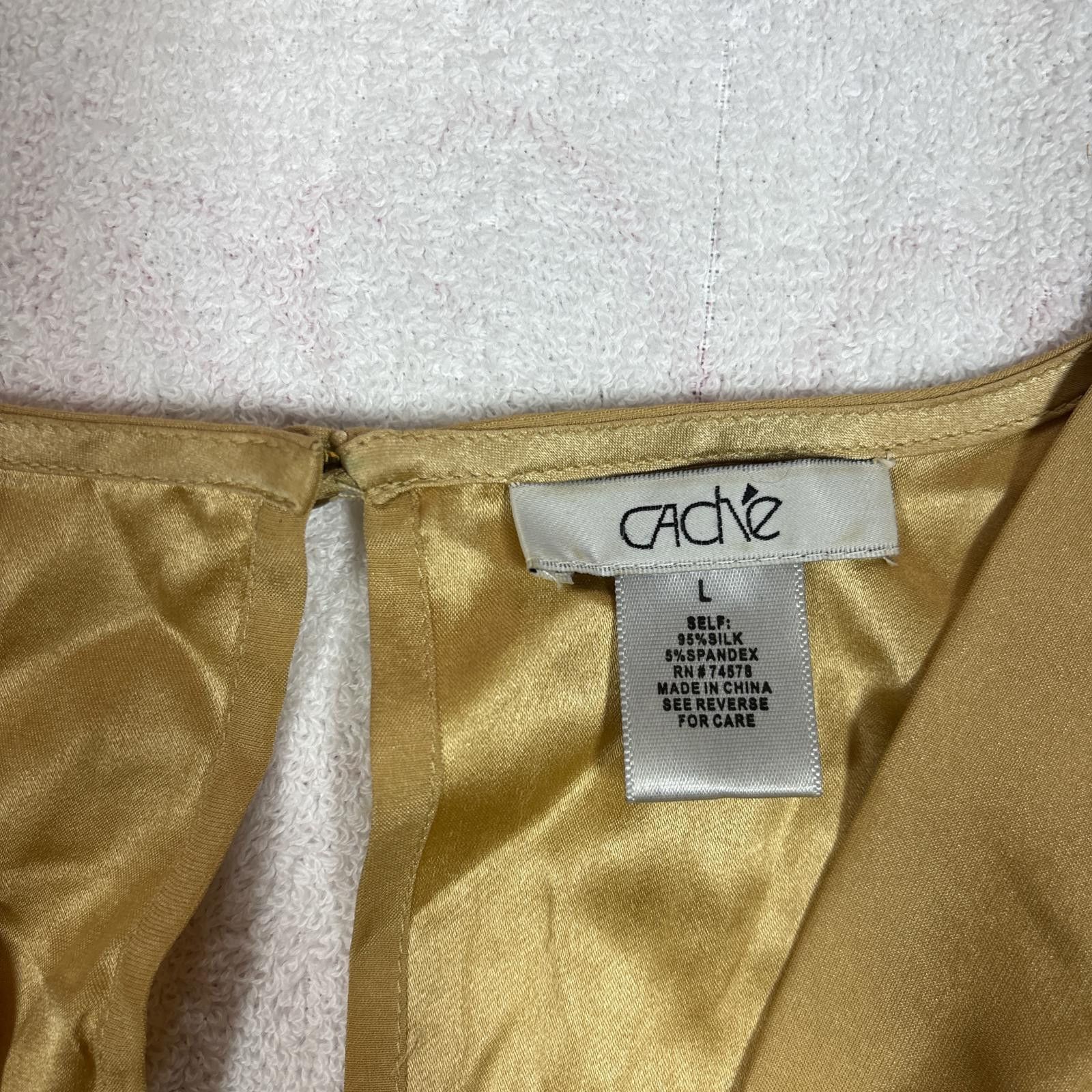 Other y2k silk rhinestone cache halter top Size L / US 10 / IT 46 - 4 Thumbnail