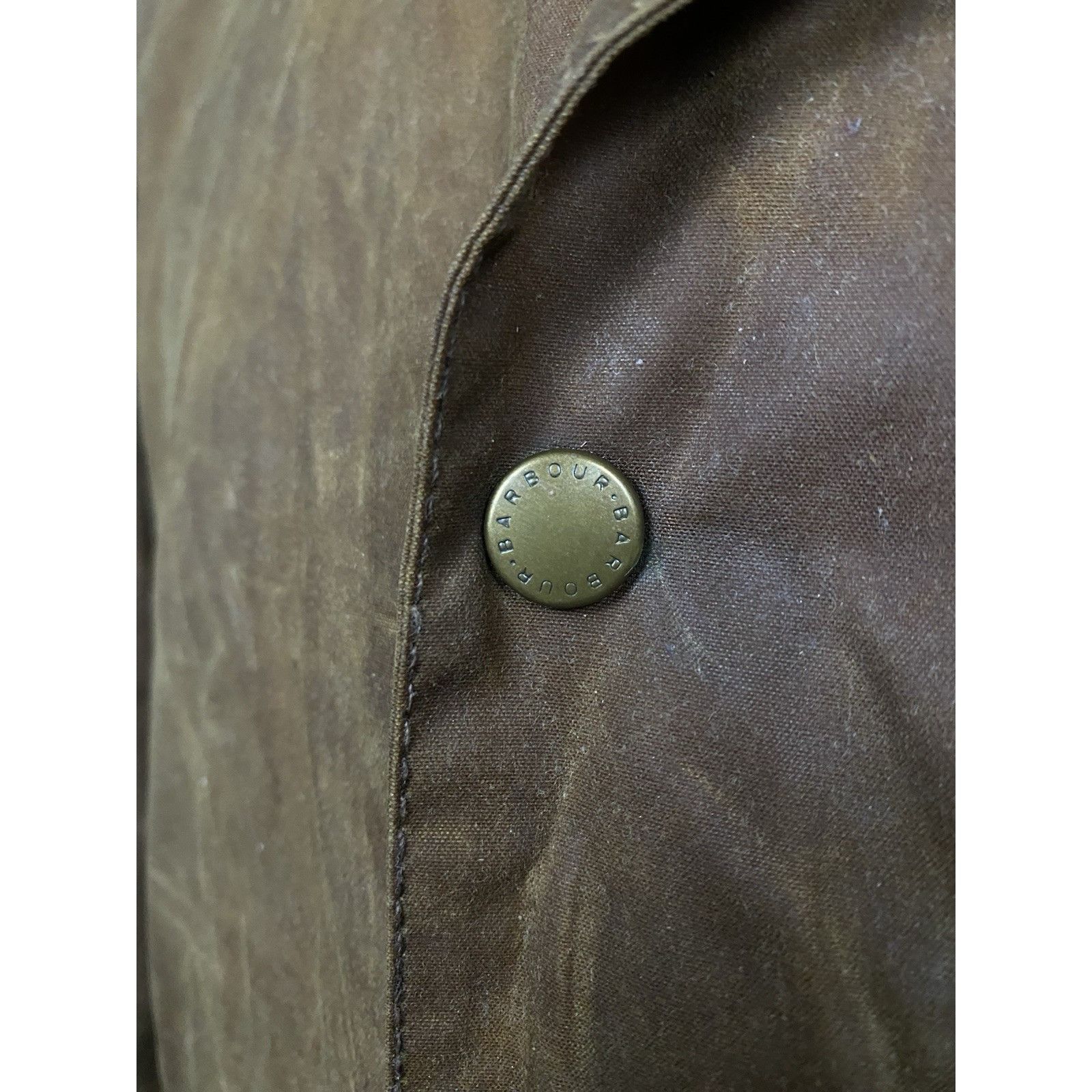Barbour Babrour Flyer Men's Brown Waxed Bomber Jacket Size XL Size US XL / EU 56 / 4 - 10 Thumbnail