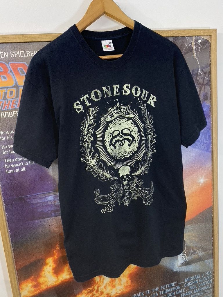 Band Tees × Fruit Of The Loom 2007 Stone Sour Come What(ever) May Tour T Shirt Size US M / EU 48-50 / 2 - 4 Thumbnail