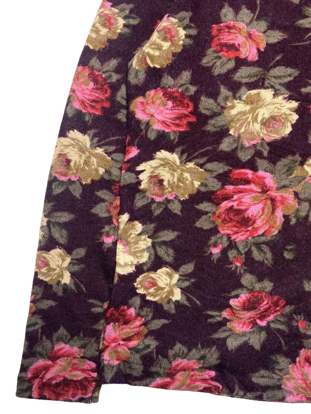 20471120 1990s Hiro Kikaku - Fantasy Floral Stretch Top Size US M / EU 48-50 / 2 - 2 Thumbnail