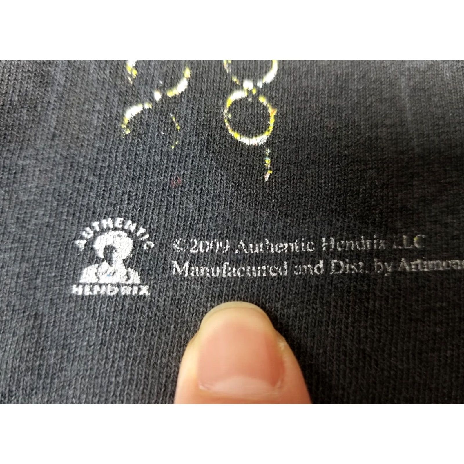 Vintage VINTAGE JIMMI HENDRIX GUITAR ROCK TOUR T-SHIRT 2009 SZ XLARGE Mens Size US XL / EU 56 / 4 - 3 Thumbnail