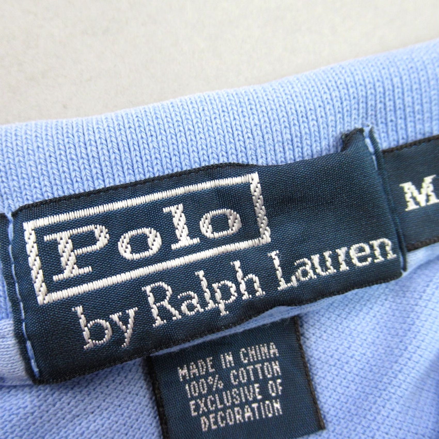 Polo Ralph Lauren Polo Ralph Lauren Shirt Mens Medium Blue Short Sleeve Cotton Golf Lightweight Size US M / EU 48-50 / 2 - 4 Thumbnail
