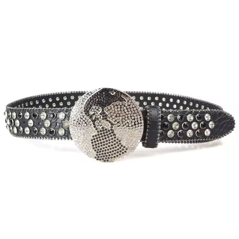 Other Punk Gothic Diamond Rhinestone Belt Size ONE SIZE - 1 Thumbnail