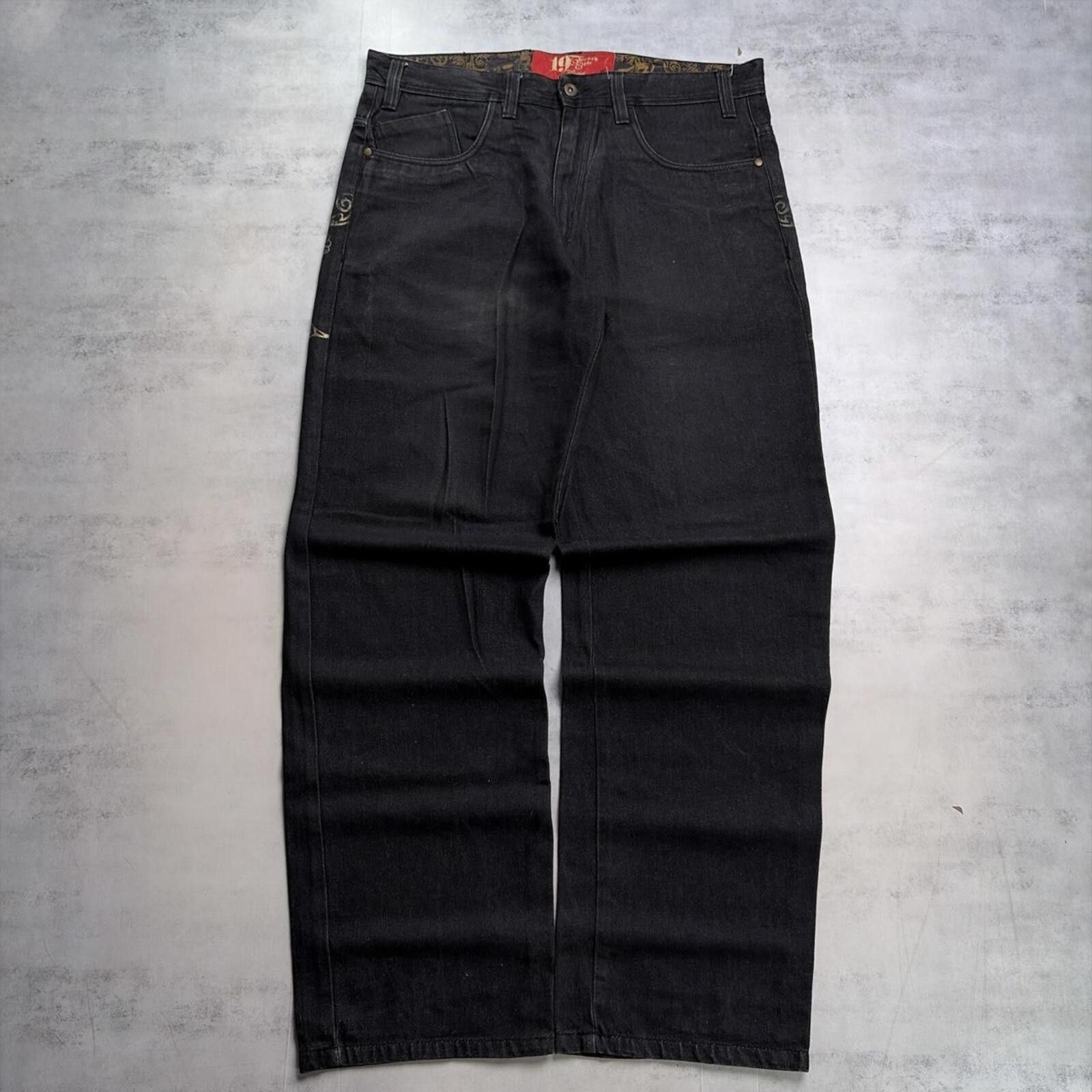 Disney Y2K Disney 1928 Mickey Mouse Grunge Baggy Skater Denim Jeans Size US 36 / EU 52 - 2 Thumbnail