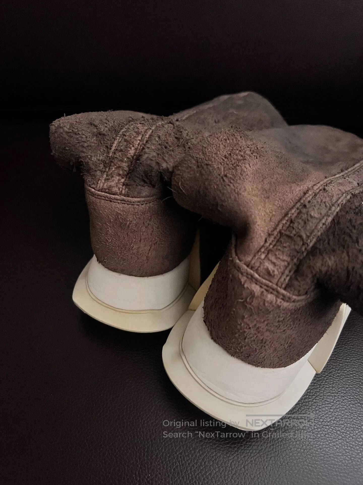 Rick Owens Rick Owens Glitter Suede High Top Boots. Size US 12 / EU 45 - 5 Thumbnail