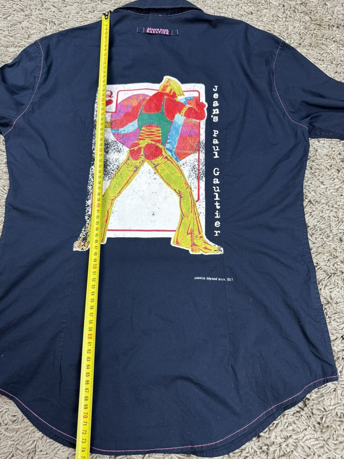 Jean Paul Gaultier Vintage rare Jean Paul Gaultier shirt original luxury item Size L / US 10 / IT 46 - 8 Thumbnail