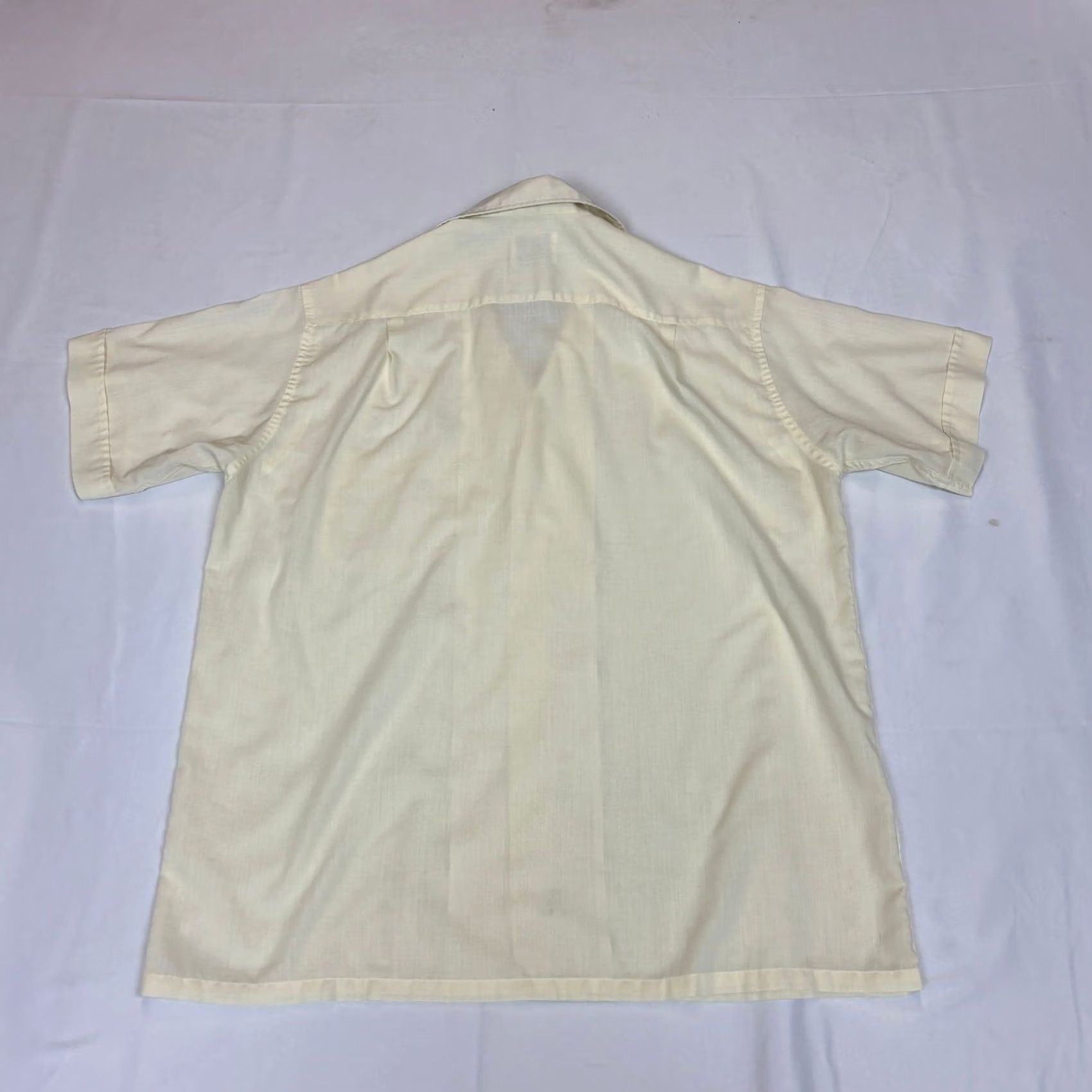 Vintage VINTAGE Penney's Towncraft Shirt M Cream 50s Loop Collar Button Up Rockabilly Mens Size US M / EU 48-50 / 2 - 3 Thumbnail