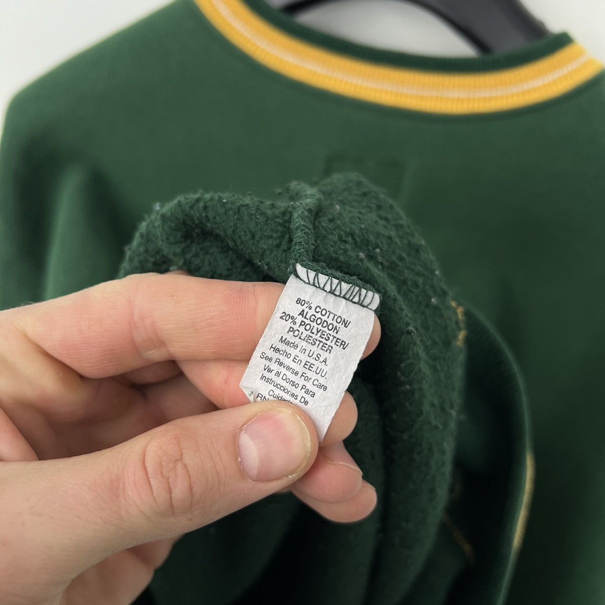 NFL × Vintage Vintage Legends NFL Bay Packers 90s Spellout Sweatshirt Size US XL / EU 56 / 4 - 7 Thumbnail