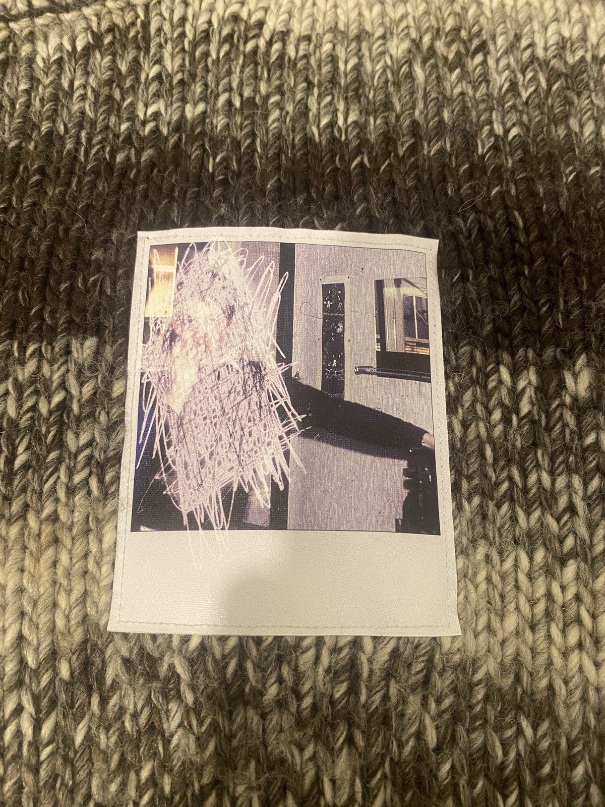 Raf Simons AW20/21 Raf Simons oversized Poloroid Graphic Knit Sweater Size US M / EU 48-50 / 2 - 3 Thumbnail