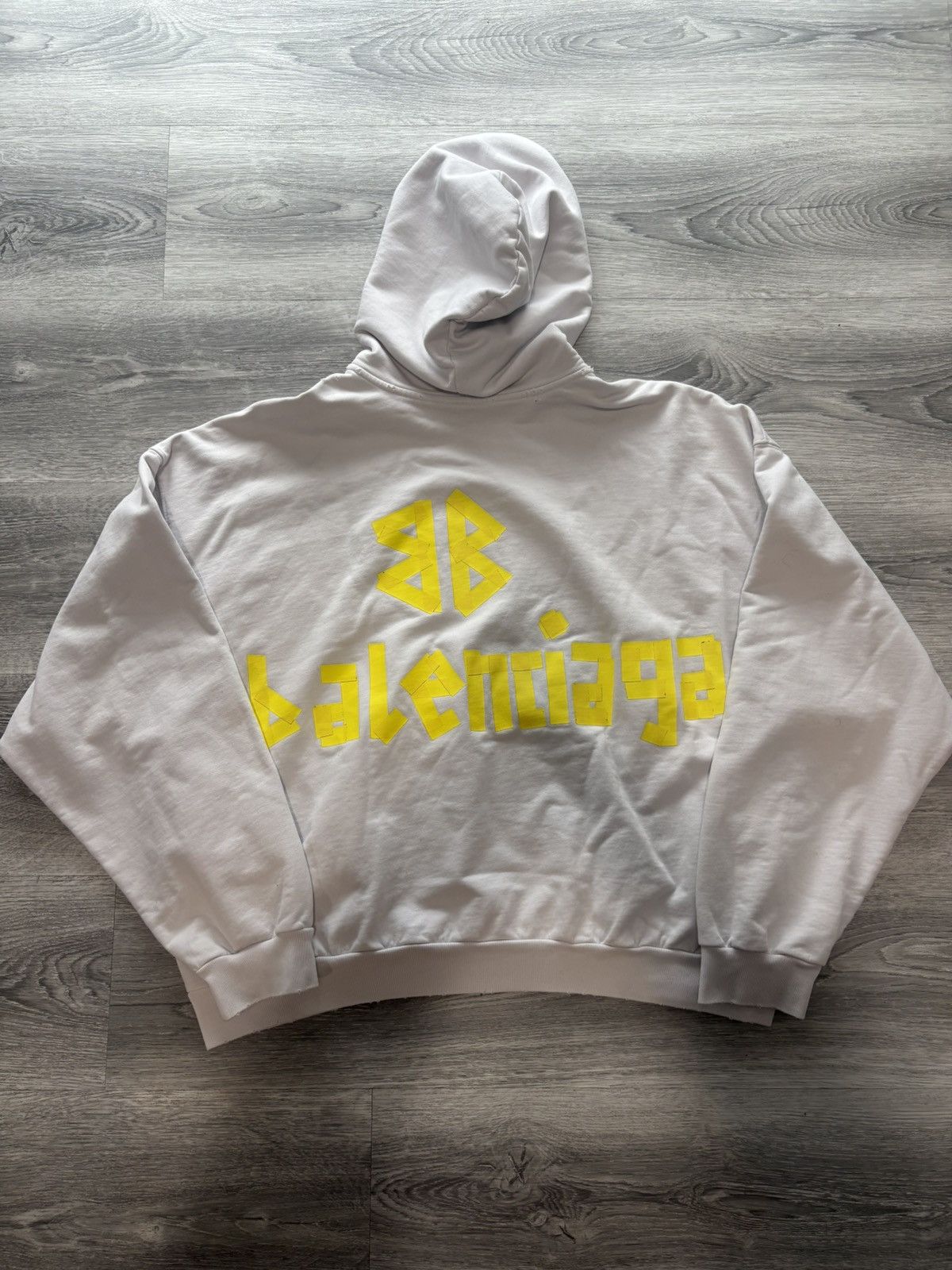 Balenciaga Balenciaga Tape Hoodie Size US S / EU 44-46 / 1 - 6 Thumbnail