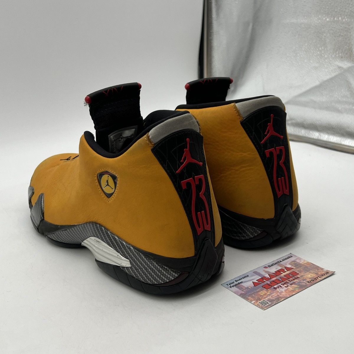 Jordan Brand Air Jordan 14 reverse Ferrari Size US 11.5 / EU 44-45 - 4 Thumbnail
