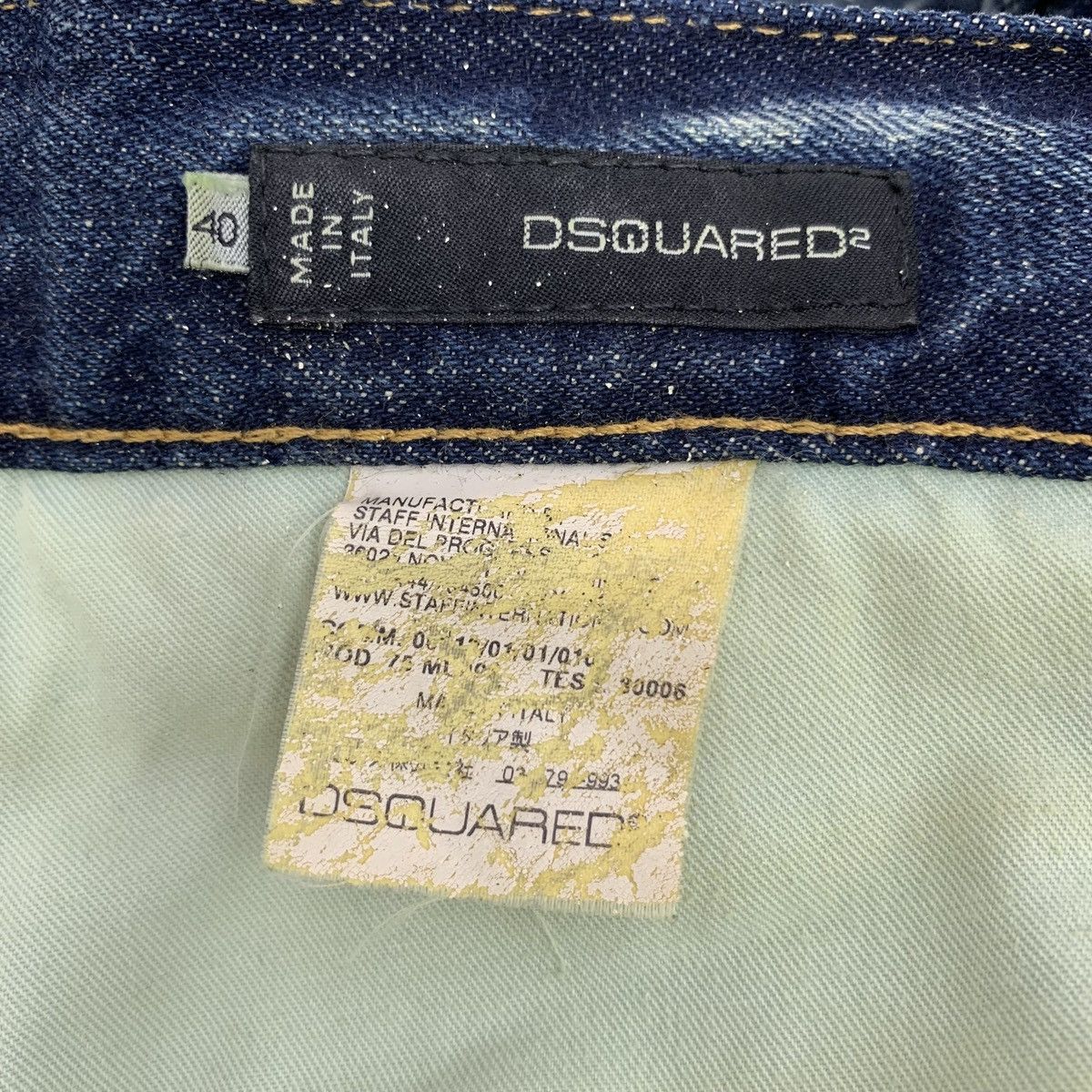 Dsquared2 Dsquared2 Dark Blue Vintage Distressed Casual Shorts K26WX Size 27" / US 4 / IT 40 - 5 Thumbnail