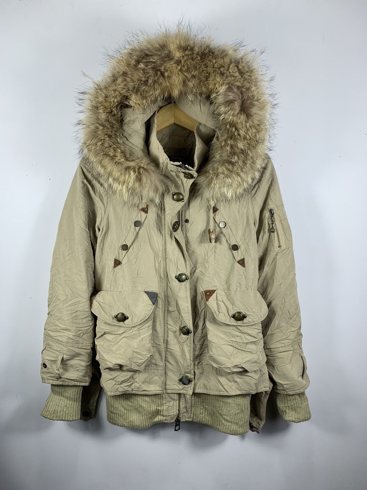 パーカー goa - 00s goa fur hoodie knit japanese label 00s goa fur hoodie knit japanese label - メルカリ