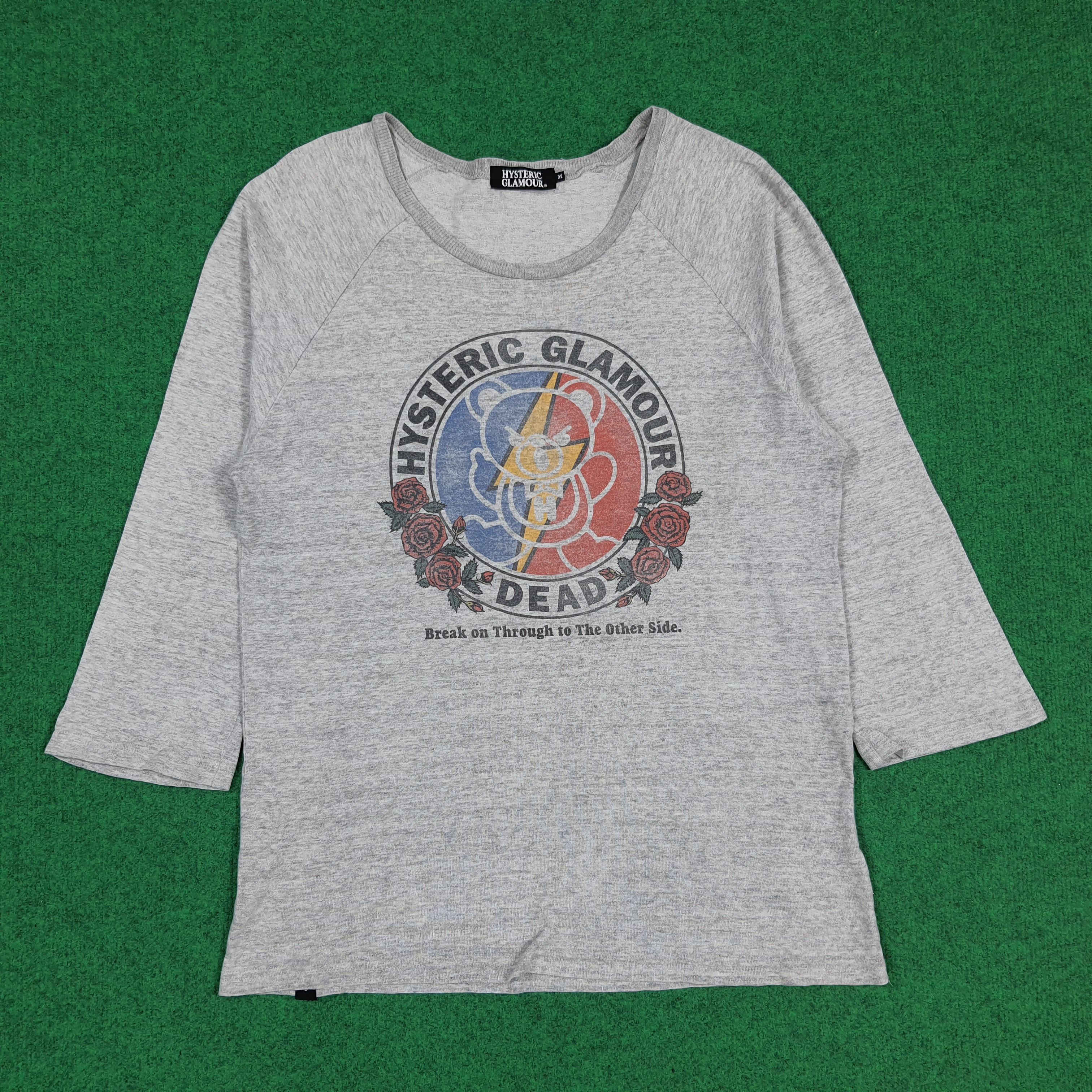 Hysteric Glamour Gun N' Rosses Tribute Hysteric Glamour Raglan Tshirt C299N20 Size US M / EU 48-50 / 2 - 1 Thumbnail
