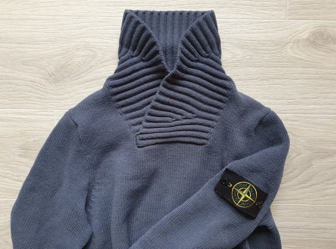 Stone Island Stone Island Mock Neck Knit Sweater Size US L / EU 52-54 / 3 - 2 Thumbnail