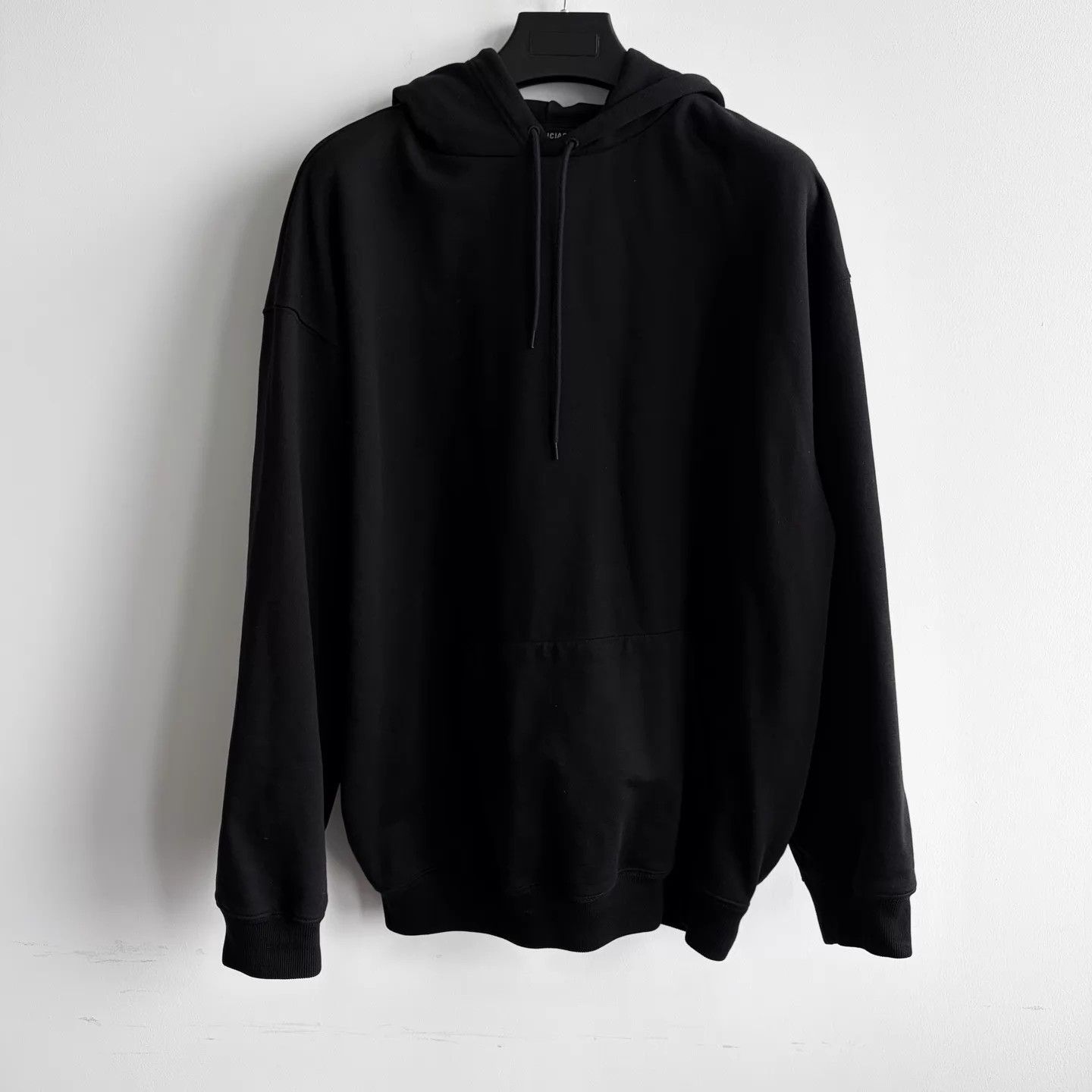 Balenciaga Balenciaga Black Hoodie XL Back Big Logo Size US XL / EU 56 / 4 - 1 Thumbnail