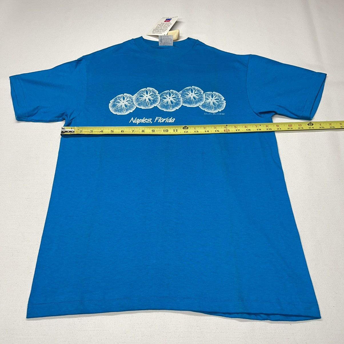 Vintage Florida Tee Shirt Sand Naples Beach Single Stitch 1980s Size US L / EU 52-54 / 3 - 22 Thumbnail