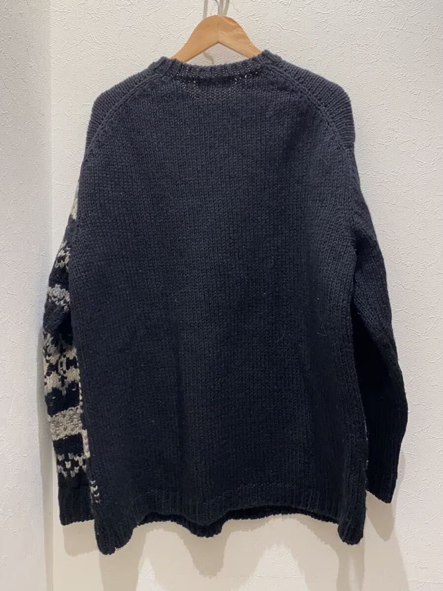 Yohji Yamamoto yohji yamamoto POUR HOMME PATTERN CREW NECK A KNIT Size US L / EU 52-54 / 3 - 2 Thumbnail