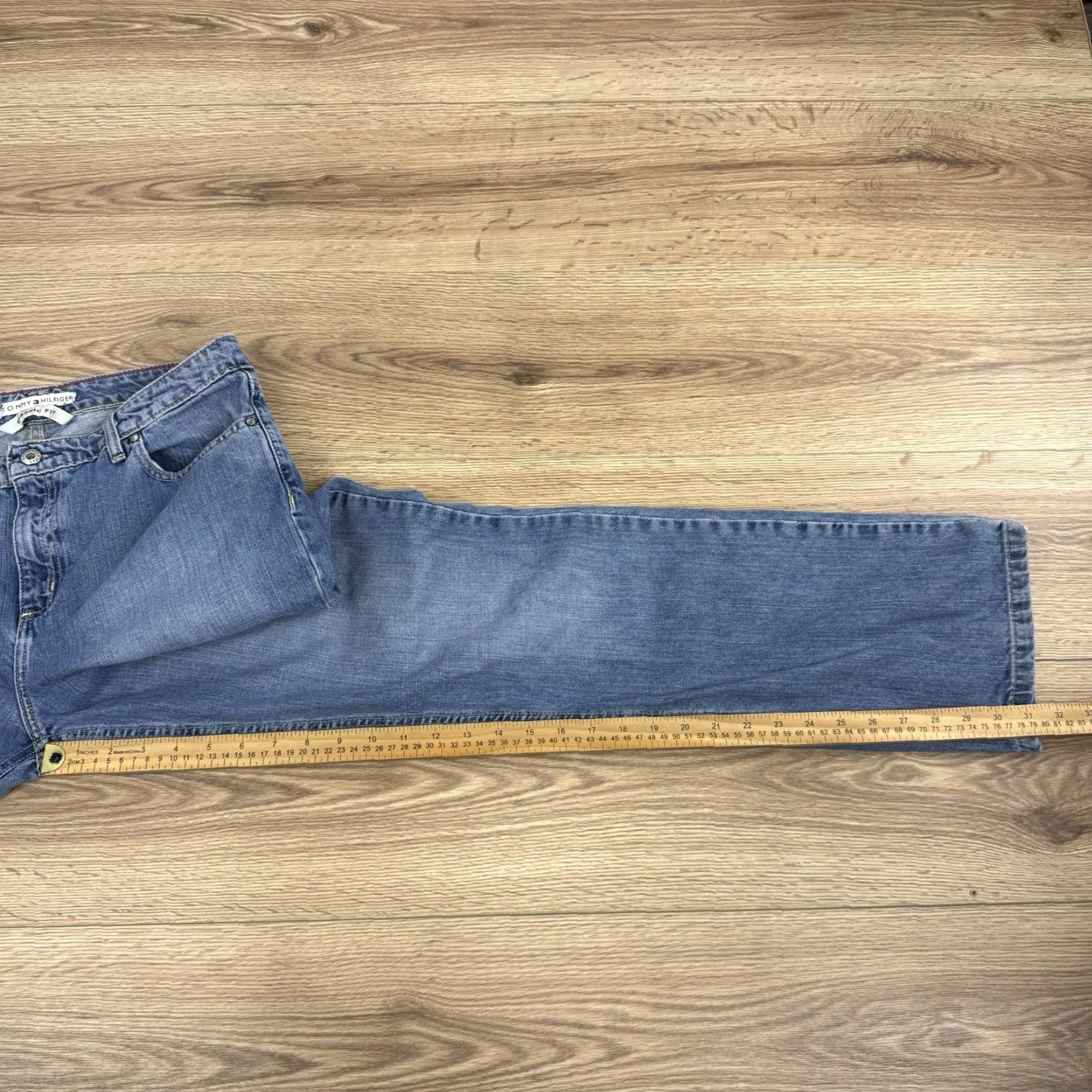 Tommy Hilfiger VINTAGE Tommy Hilfiger Classic Fit Jeans Women’s 10 Regular 31.5in Inseam High Rise Blue Straight 10 Size 32" / US 10 / IT 46 - 7 Thumbnail