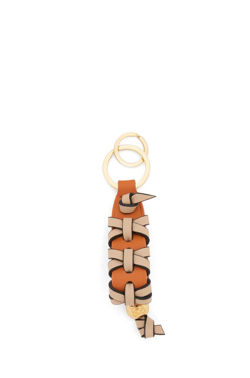 Loewe o1in1g0526 Size: OS / Cross Braided Keyring Classic Calfskin Size ONE SIZE - 1 Thumbnail