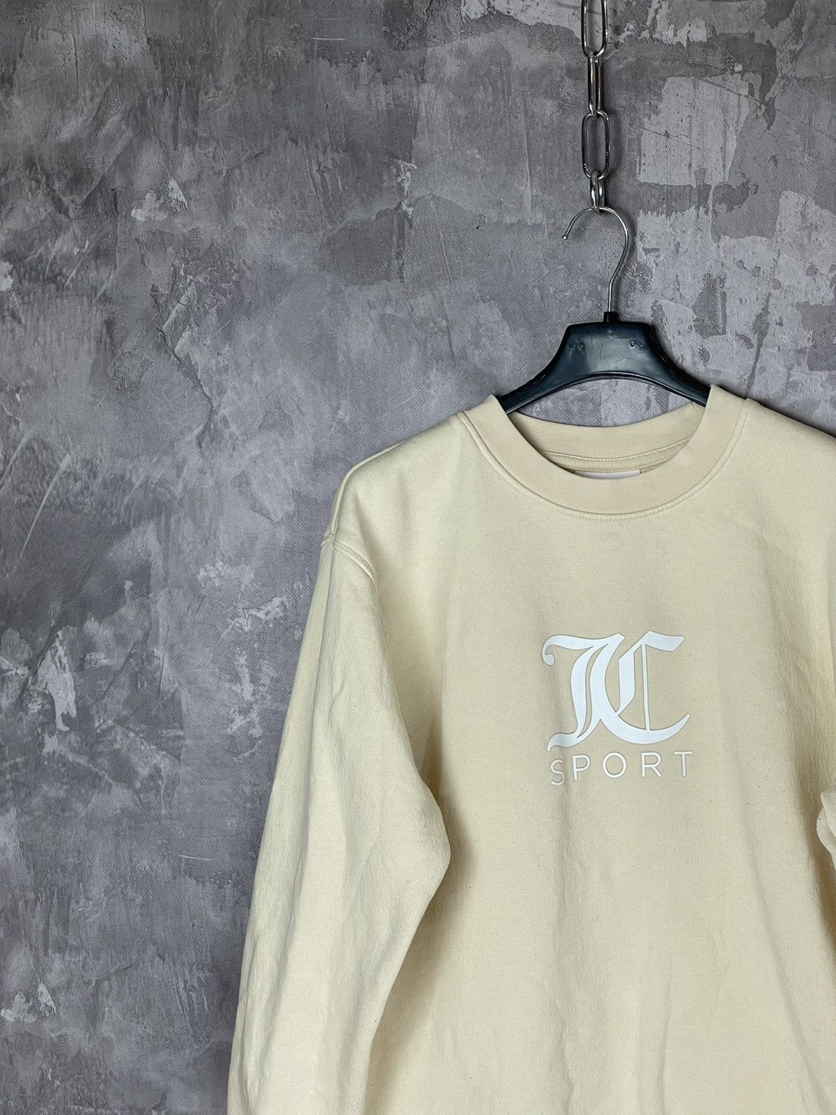 Japanese Brand × Juicy Couture Juicy Couture Y2K Big Logo Beige Sport Sweatshirt Crewneck Size M / US 6-8 / IT 42-44 - 3 Thumbnail