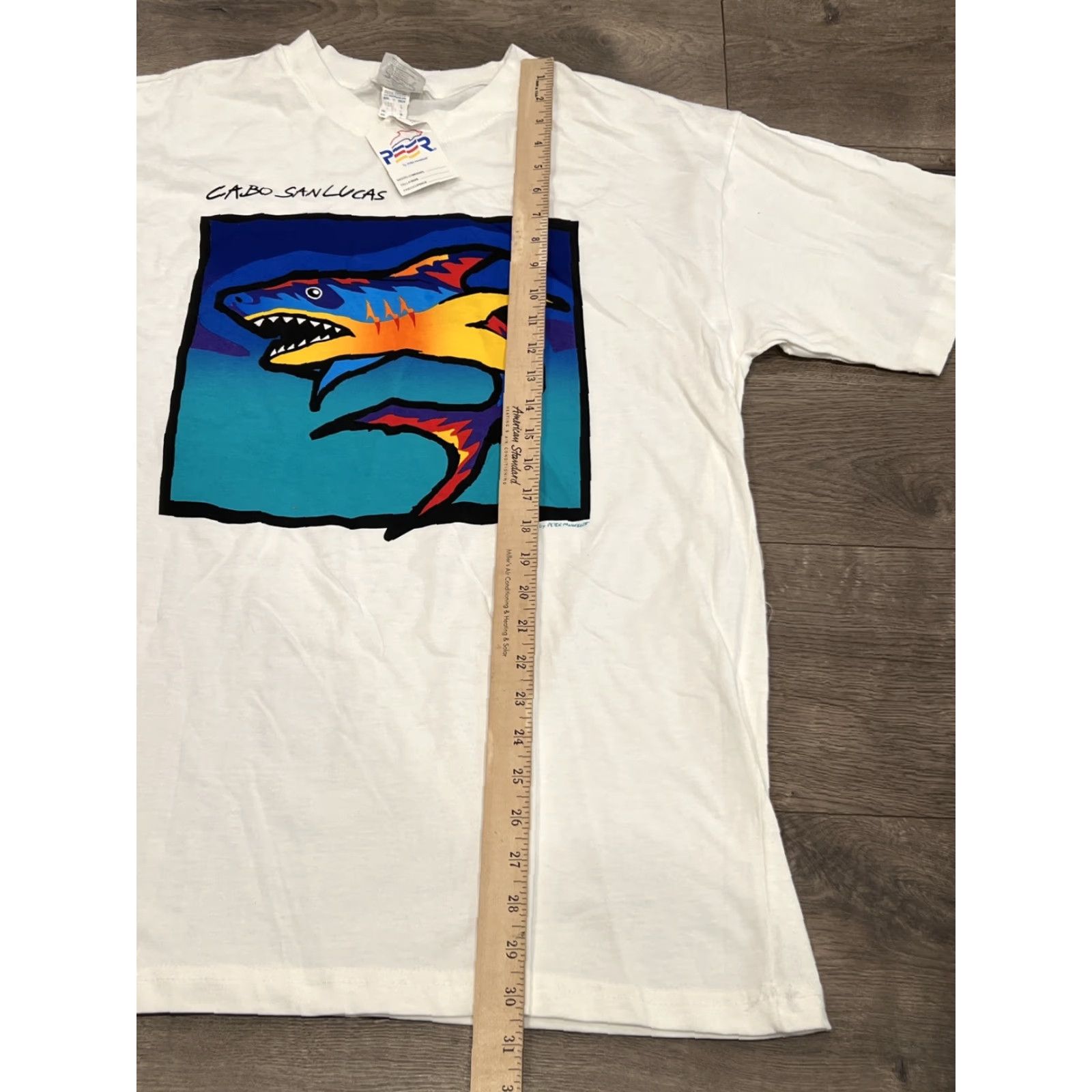 Vintage VINTAGE Peer Wear 90s Cabo San Lucas Graphic Button-Up Shirt Adult L White Mens NWT Size US L / EU 52-54 / 3 - 6 Thumbnail