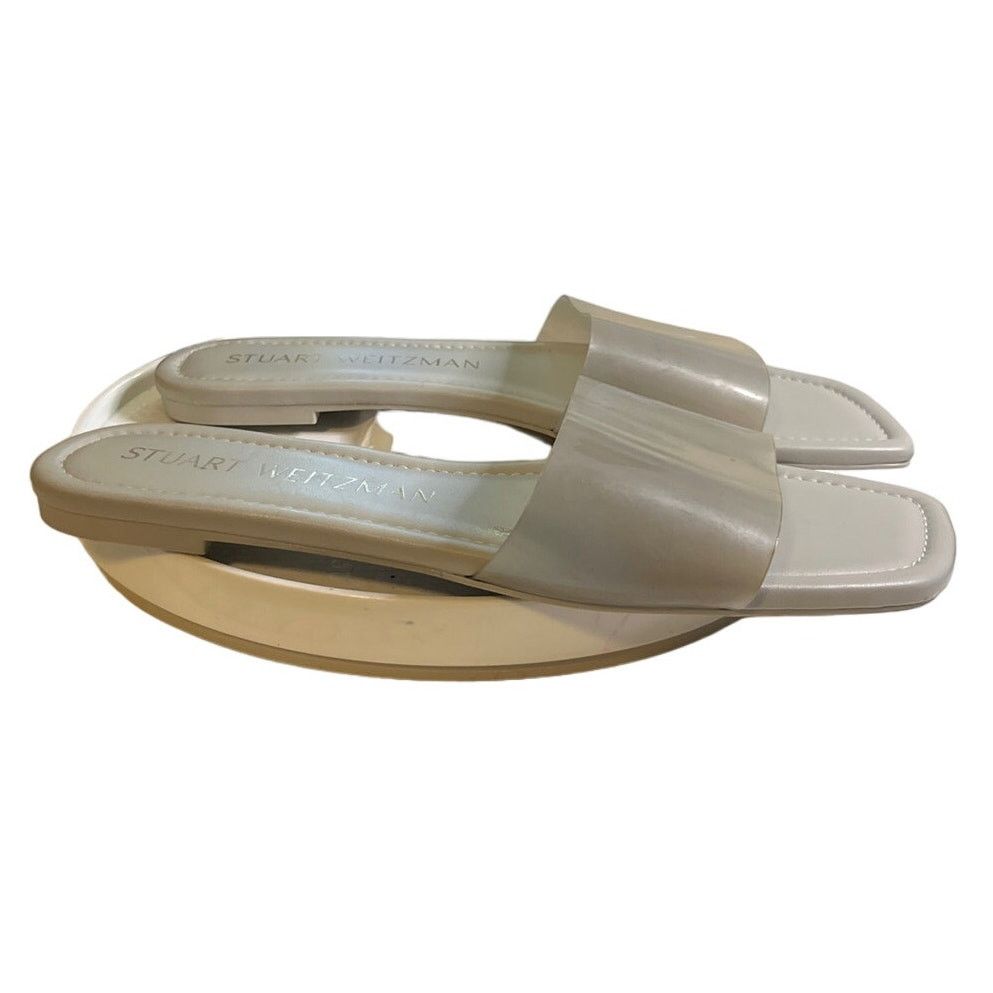 Stuart Weitzman Stuart Weitzman Women's Summer Flat Sandals in Perla Sz 9.5 Size US 9.5 / IT 39.5 - 4 Thumbnail