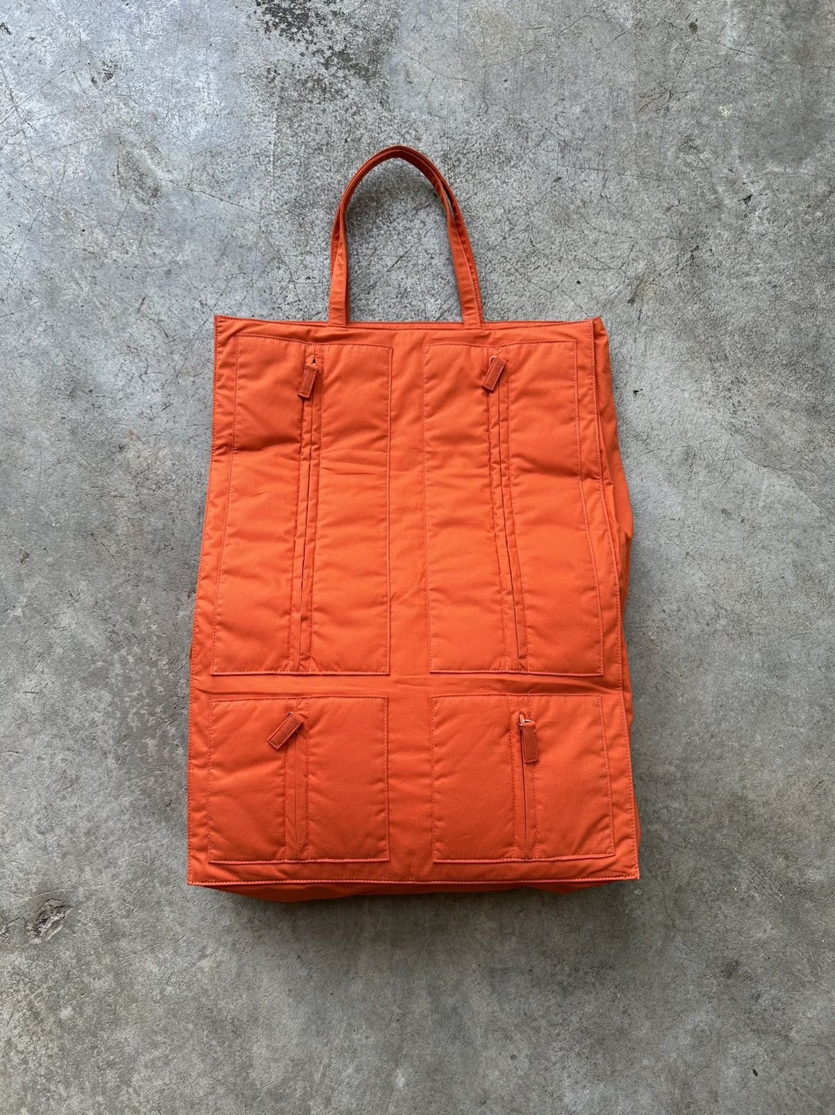 Helmut Lang SS00 ‘Safety Orange’ Jumbo Tote Bag Size ONE SIZE - 2 Thumbnail