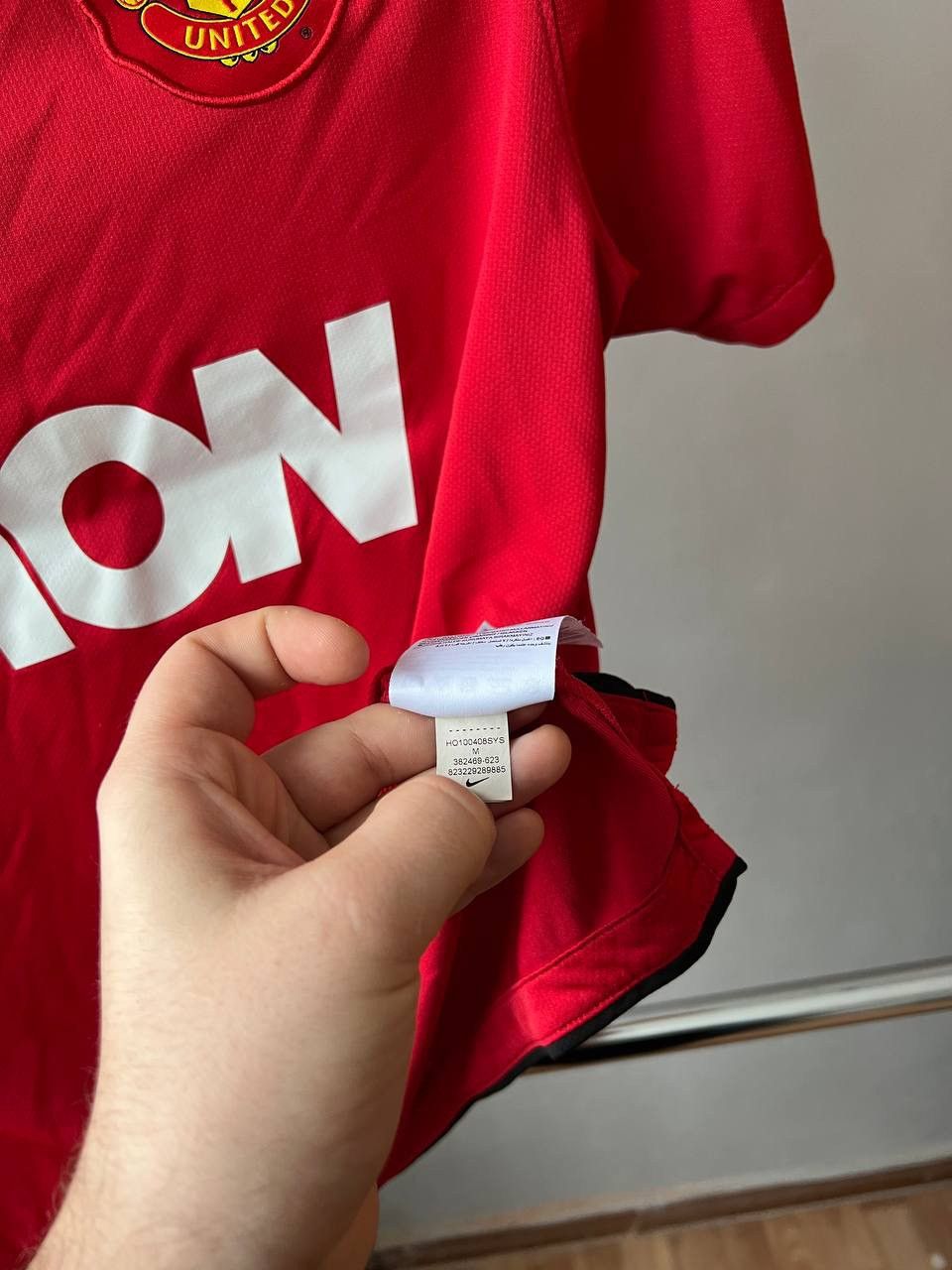 Nike 2010/11 MANCHESTER UNITED HOME SOCCER JERSEY FOOTBALL SHIRT Size US M / EU 48-50 / 2 - 11 Thumbnail