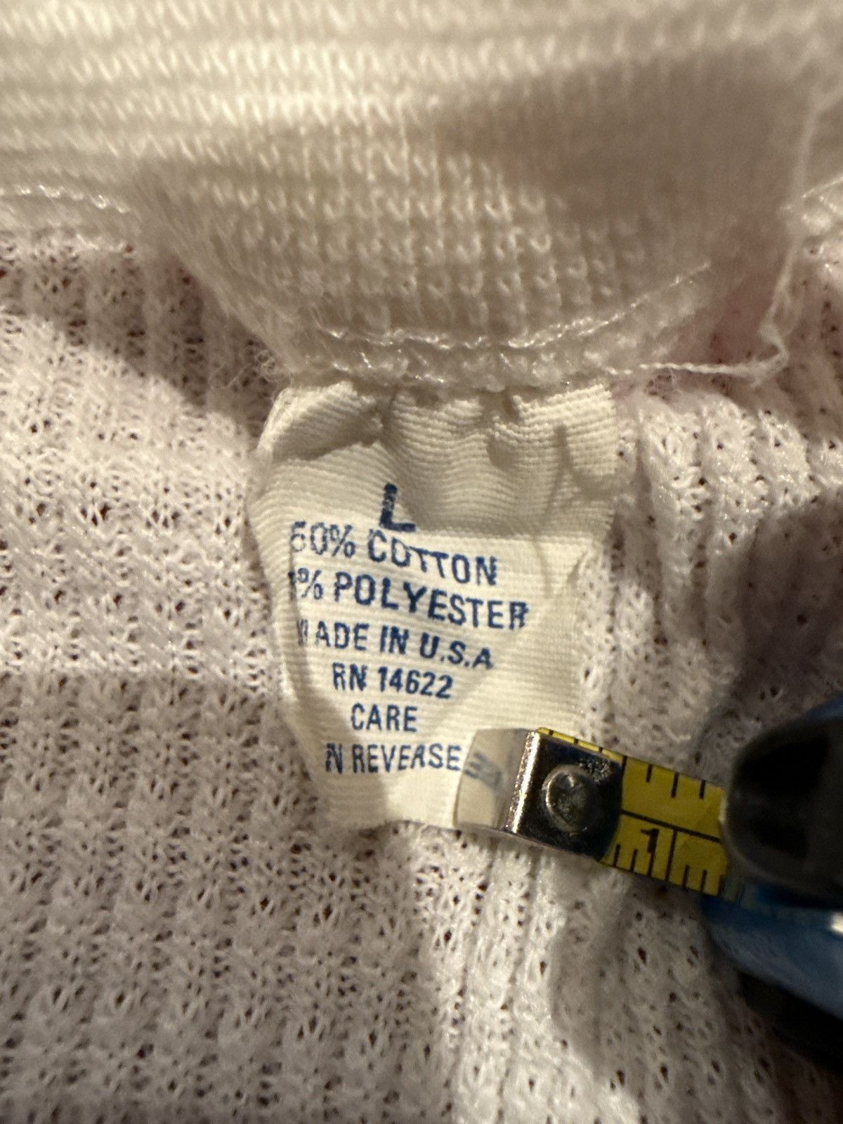 Vintage Vintage 80s Waffle Knit Thermal Blank Shirt Size US M / EU 48-50 / 2 - 8 Thumbnail