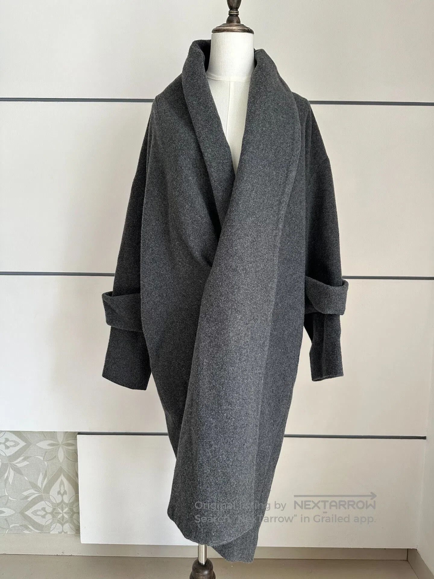 Hussein Chalayan Oversized Wool Coat by Hussein Chalayan. Size S / US 4 / IT 40 - 1 Thumbnail