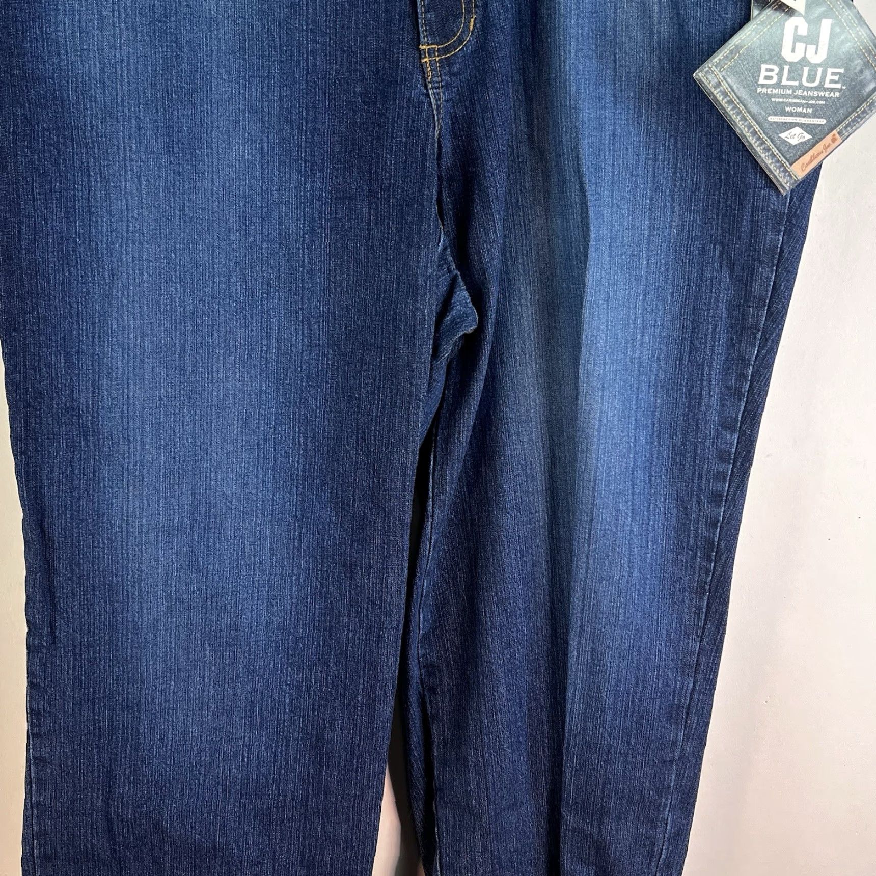 Denime VINTAGE Caribbean Joe Blue Denim Boot Cut Jeans Womens Size 16W 38X30 NWT Size 38" / US 16 / IT 52 - 3 Thumbnail